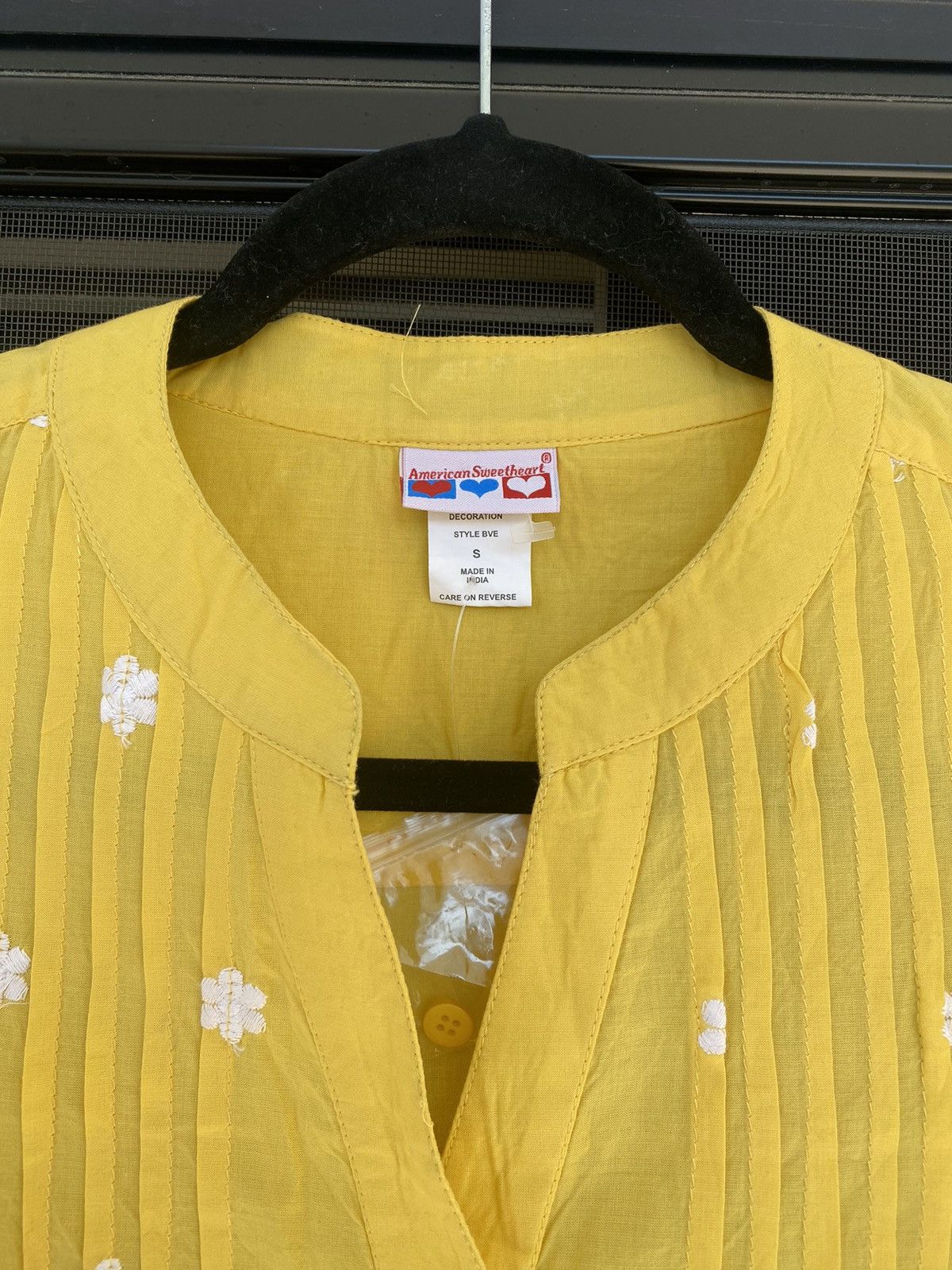 Other American Sweetheart Women's Blouse Top Cotton Scallop Size S / US 4 / IT 40 - 5 Thumbnail