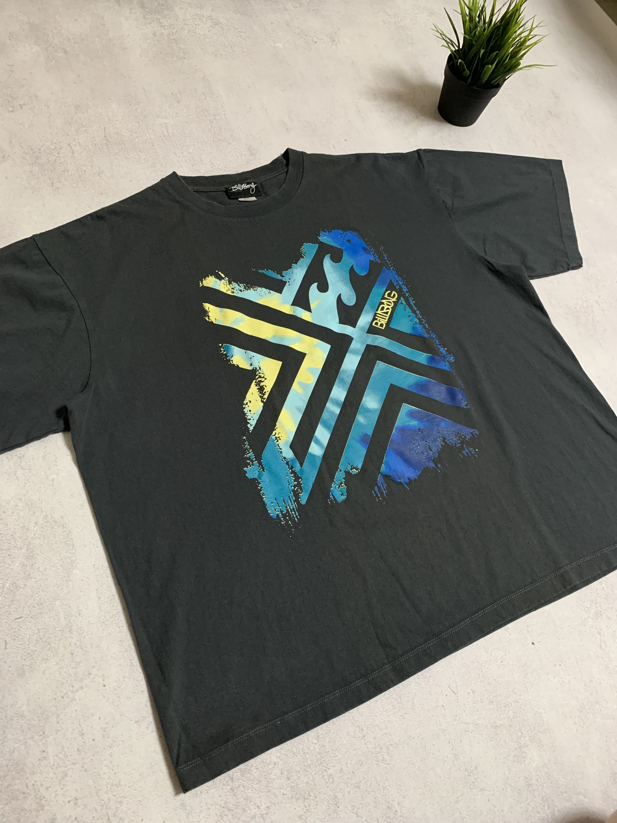 Billabong × Vintage Vintage Billabong T Shirt Tee Baggy Big Logo Y2K Crazy 90s Size US XXL / EU 58 / 5 - 5 Thumbnail