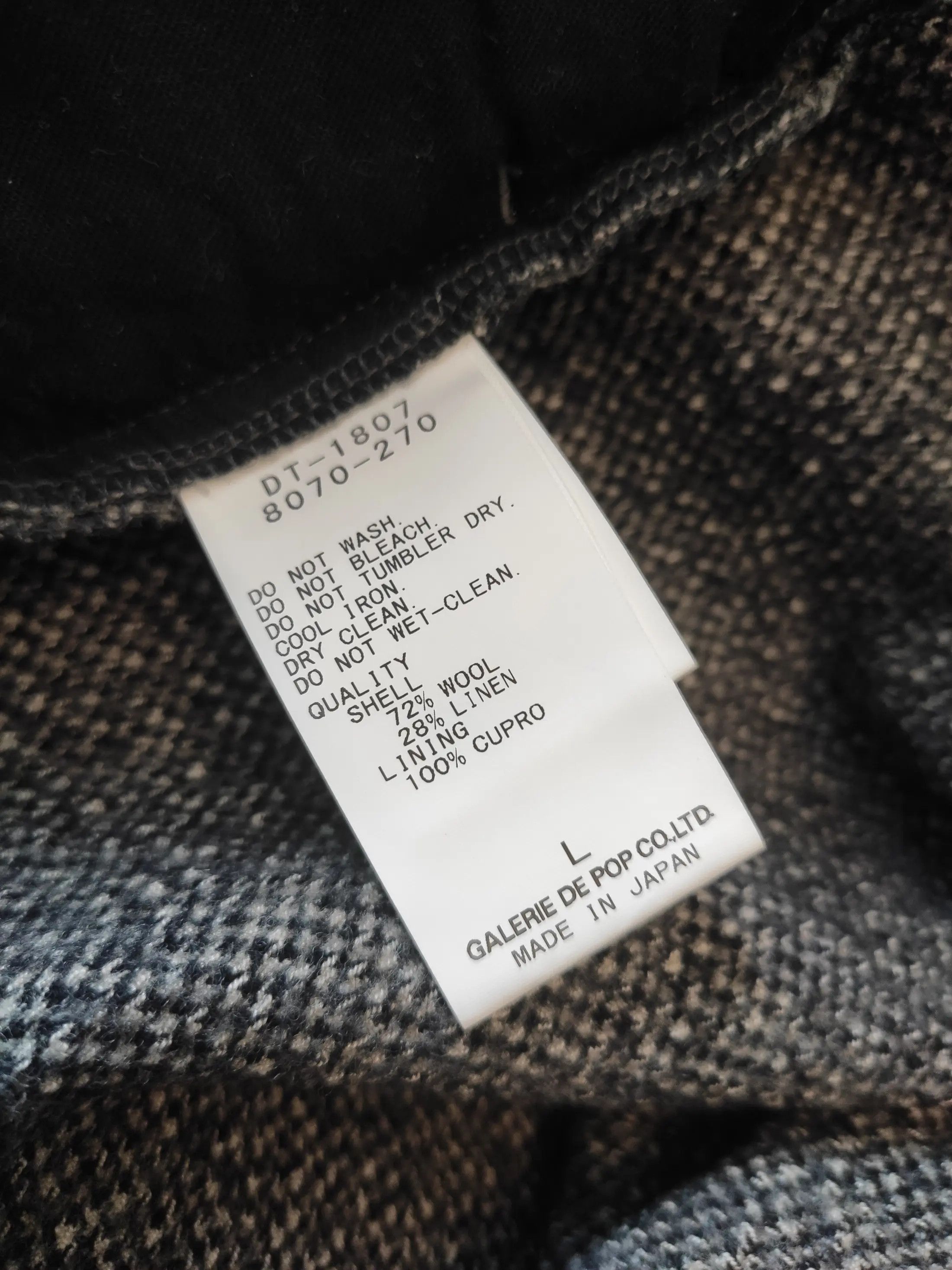Sage De Cret Houndstooth suit.Like Thom Browne or Harris Tweed Size 40R - 7 Thumbnail