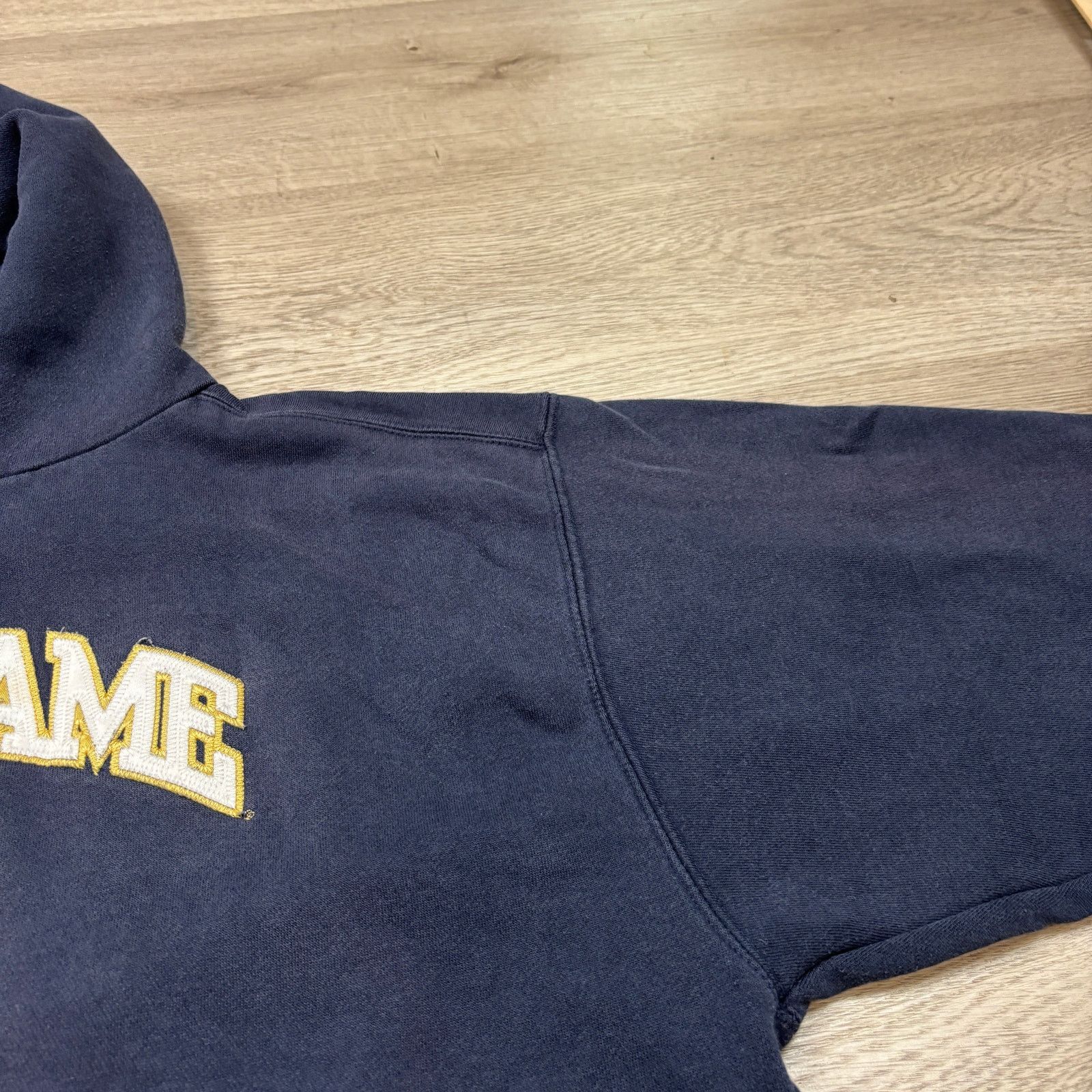 Jansport × Vintage Vintage 90s Jansport Notre Dame Fighting Irish Hoodie XL Size US XL / EU 56 / 4 - 9 Thumbnail