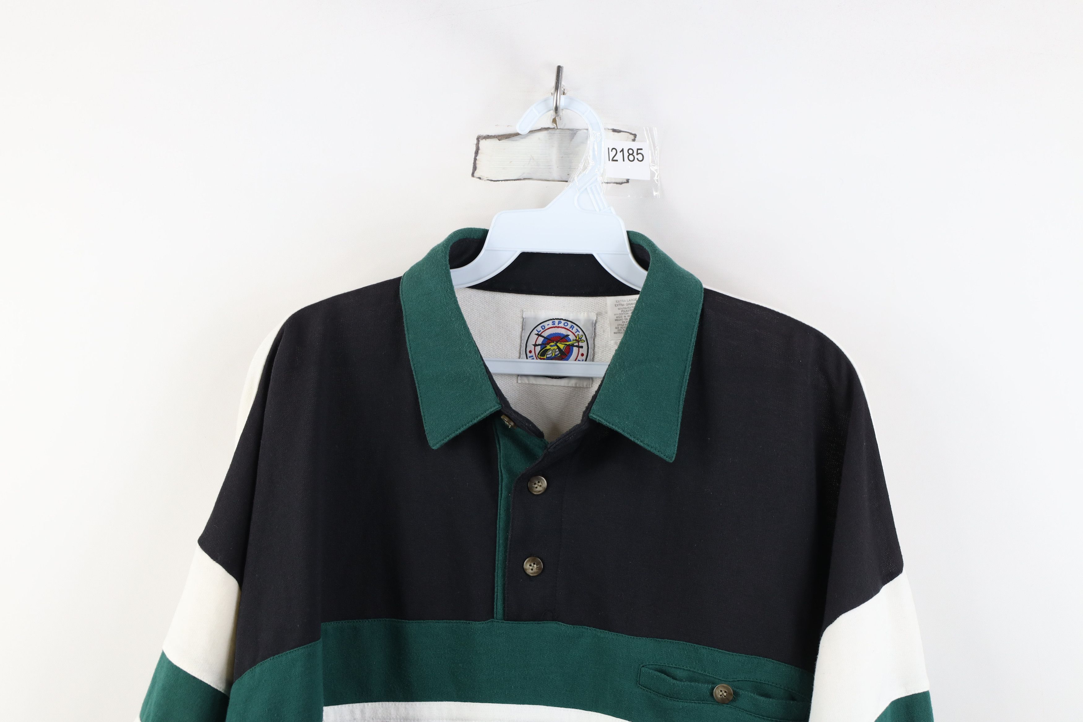 Vintage Vintage 90s Streetwear Collared Pullover Polo Shirt Mob Size US XL / EU 56 / 4 - 2 Thumbnail