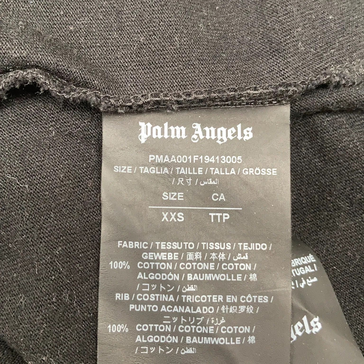 Palm Angels PALM ANGELS Night Vision Deer T-Shirt black Size XXS / US 00 / IT 34 - 5 Thumbnail