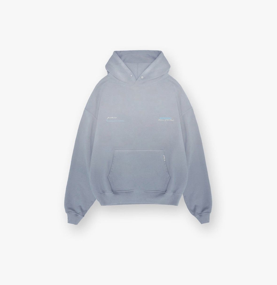 Represent Clo. Represent Patron Of The Club Hoodie - Washed Grey Size US S / EU 44-46 / 1 - 1 Thumbnail