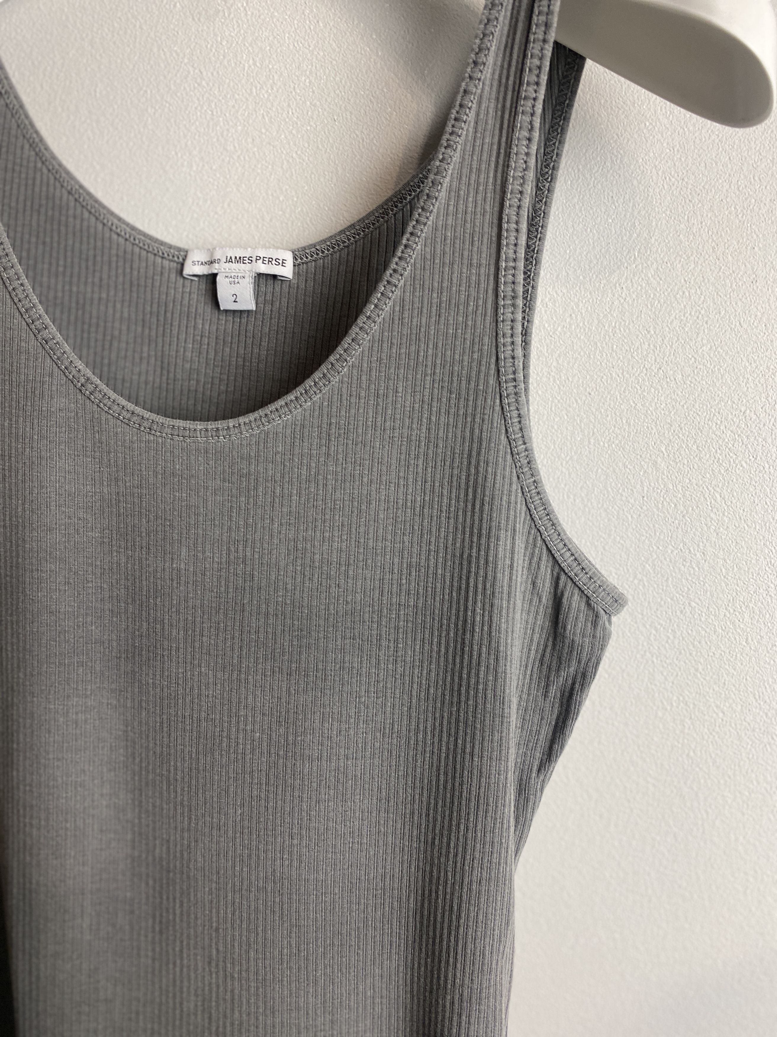 James Perse James Perse Ribbed Daily Tank cotton lycra Size M / US 6-8 / IT 42-44 - 2 Thumbnail
