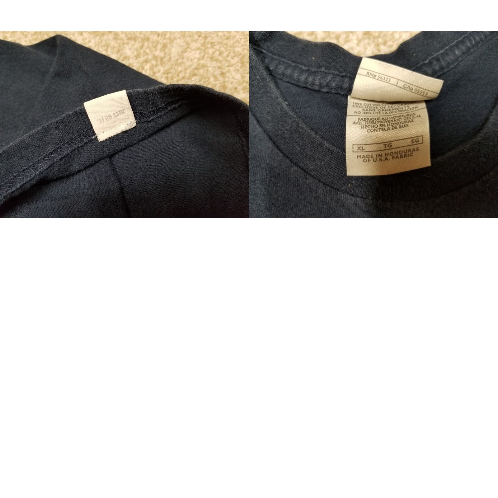 Nike VINTAGE Nike Shirt Mens XL Blue Just Do It Crewneck Single Stitch TEE Size US XL / EU 56 / 4 - 9 Thumbnail