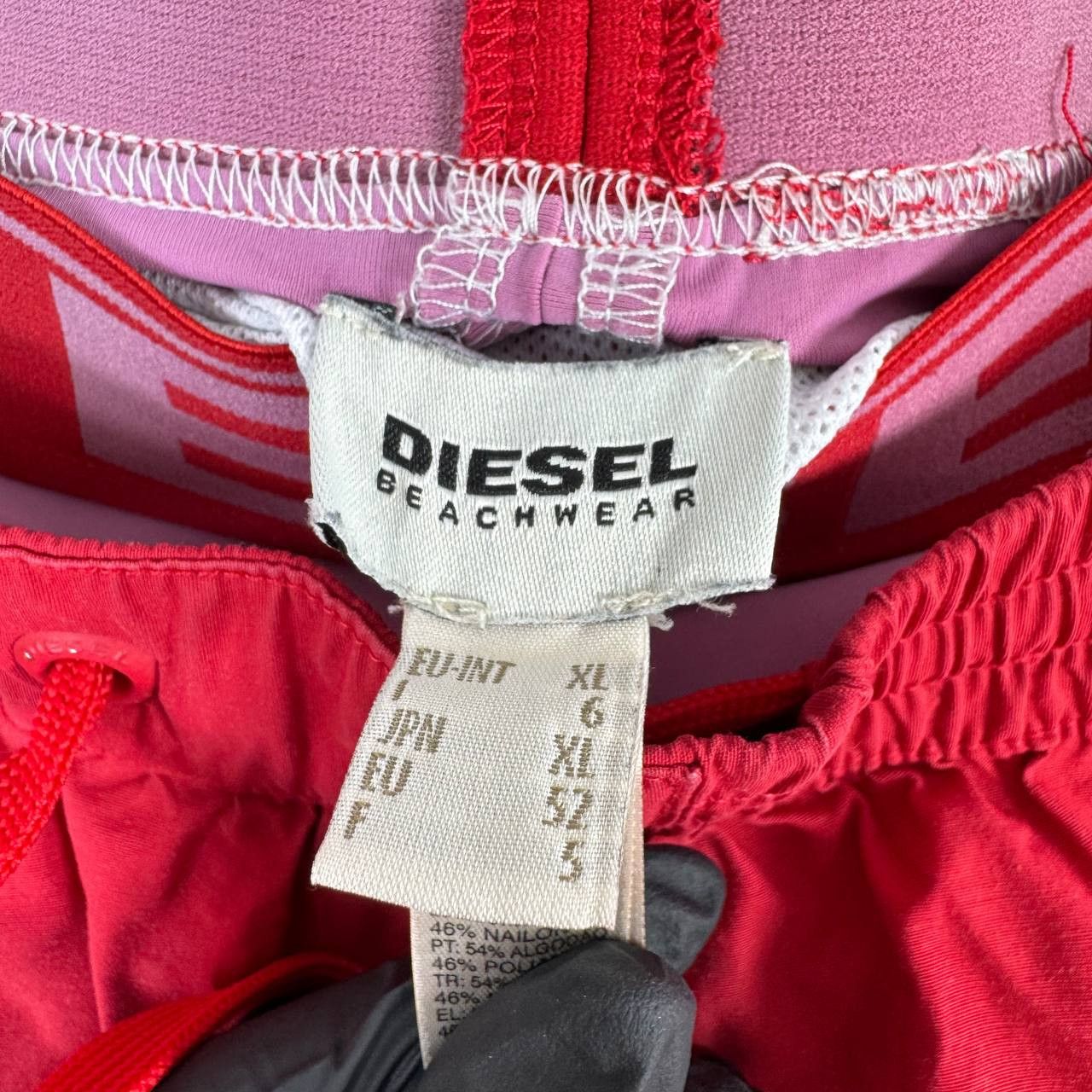 Diesel Diesel Beachwear Swim Shorts Red Mens Size XL Size US 36 / EU 52 - 4 Thumbnail
