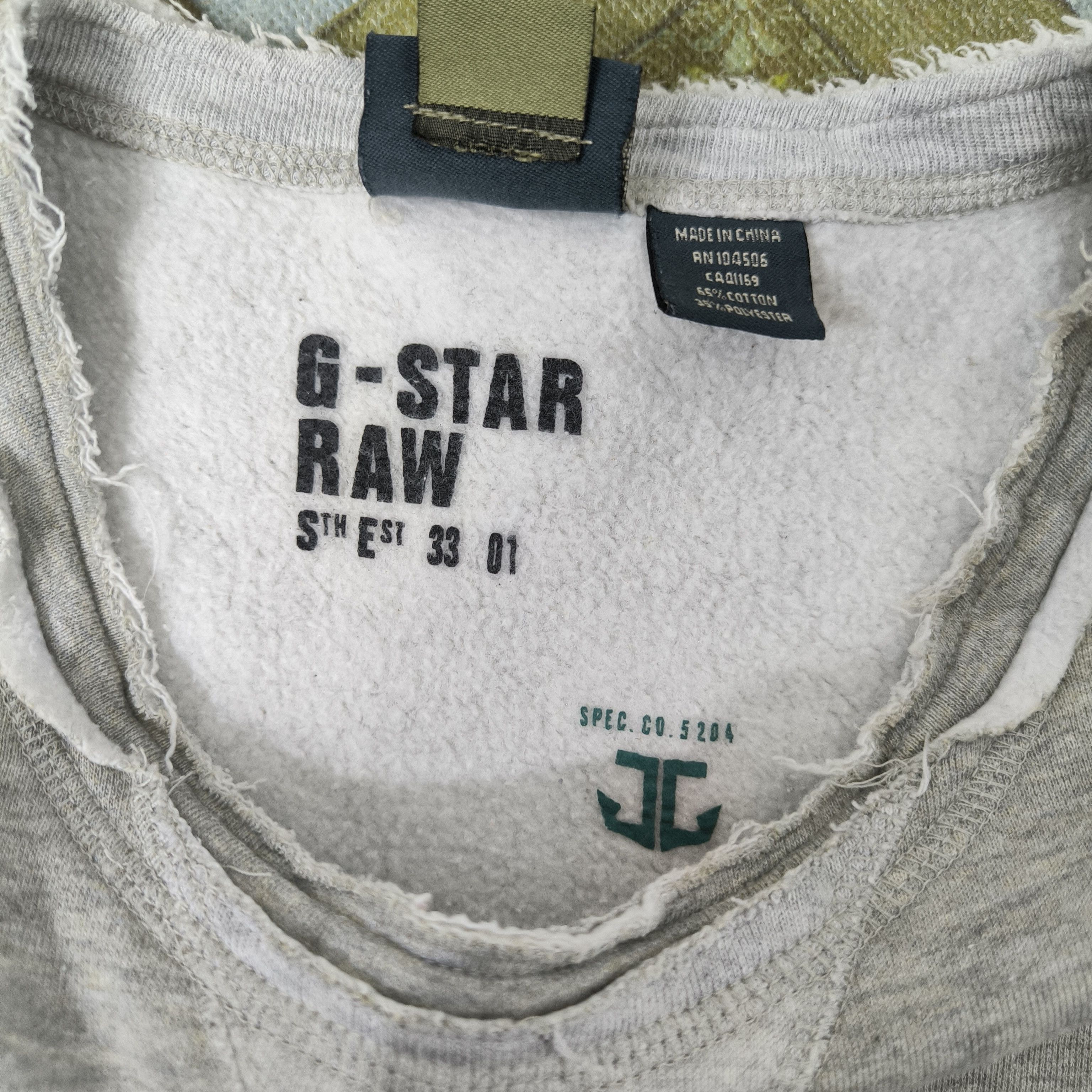 G-Star G-star thrashed edge sweatshirt Size US M / EU 48-50 / 2 - 4 Thumbnail