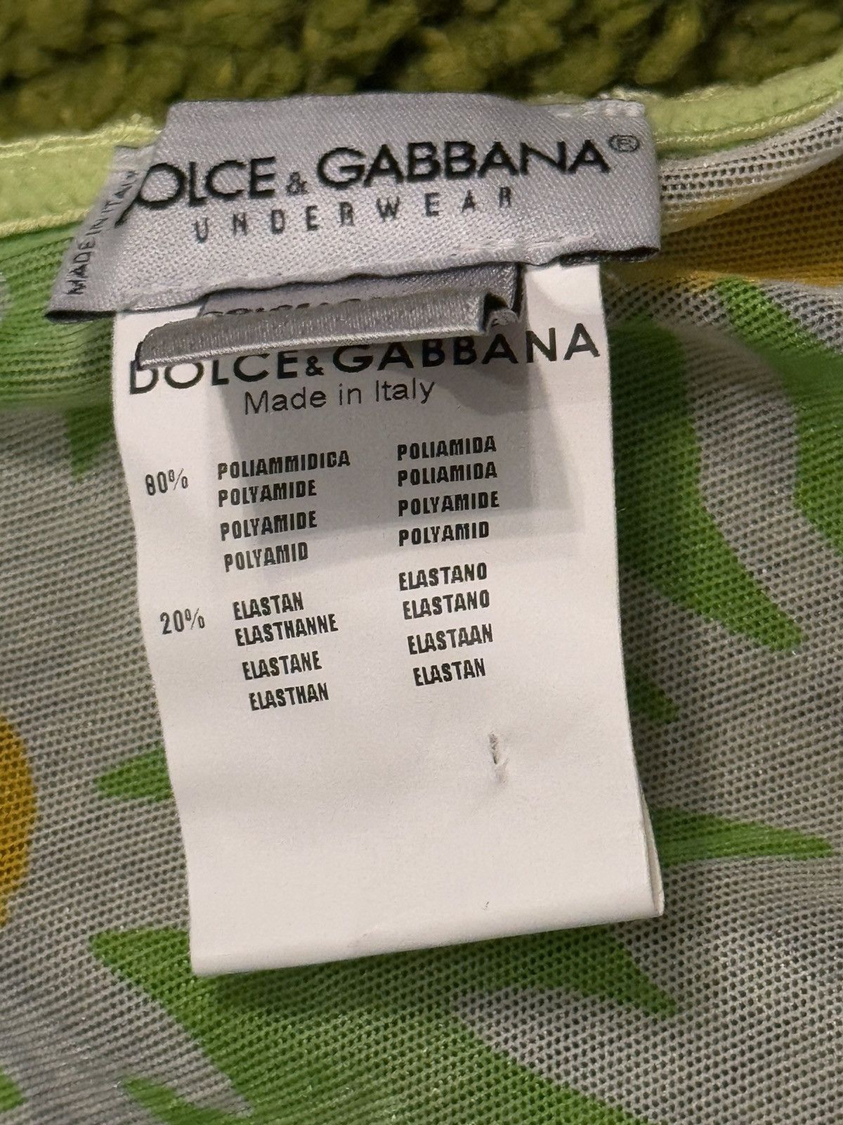 Designer × Dolce & Gabbana × Vintage Dolce & Gabbana D&G 2000s vintage mesh floral t-shirt Y2K Size M / US 6-8 / IT 42-44 - 5 Thumbnail