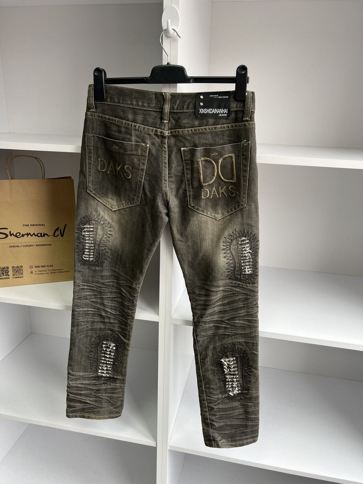 Japanese Brand × Vintage Vintage Japanese Style Archival Embroidered Pants Size US 32 / EU 48 - 16 Thumbnail