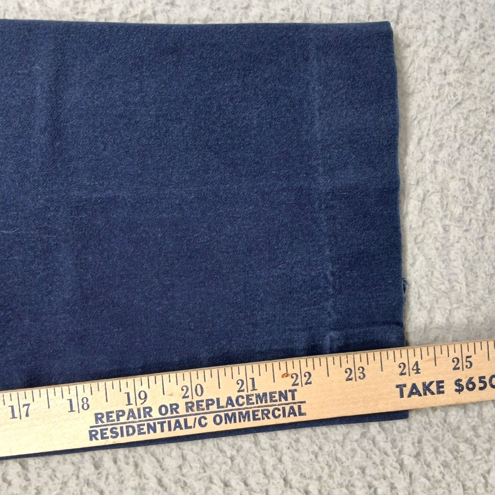 Ralph Lauren Lauren Ralph Lauren Pants Women's 10 Blue Straight Leg Cotton Belted Pockets Wrinkle Resistant Casual Workwear Chino Capris - Navy Blue - 10 - Womens Size 32" / US 10 / IT 46 - 6 Thumbnail