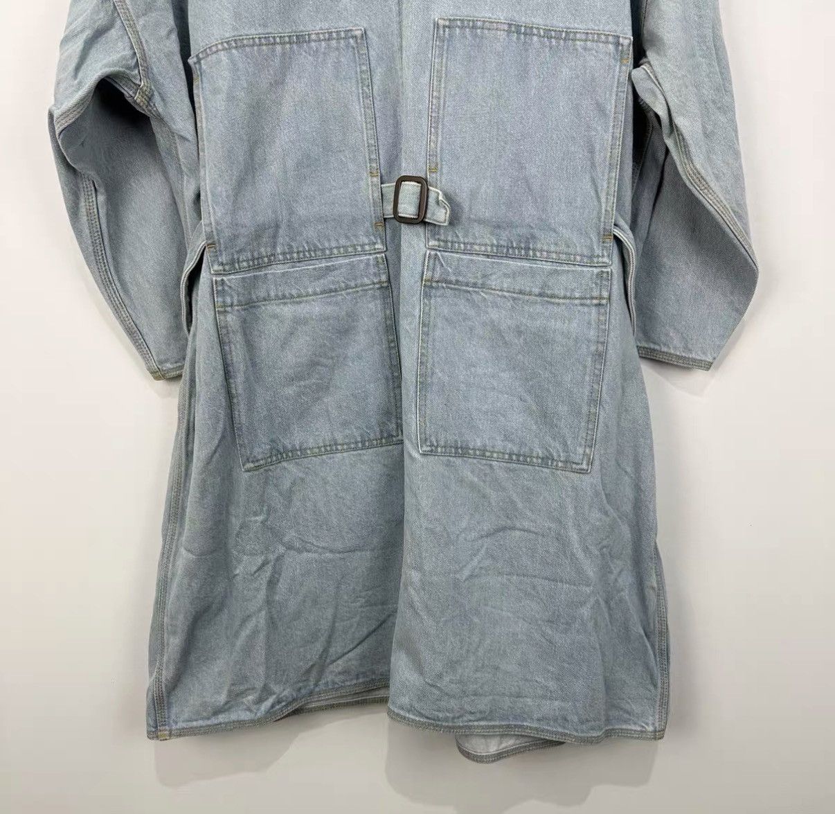 Acne Studios Acne Studios Oversized Washed Denim Dress J42 Size S / US 4 / IT 40 - 4 Thumbnail
