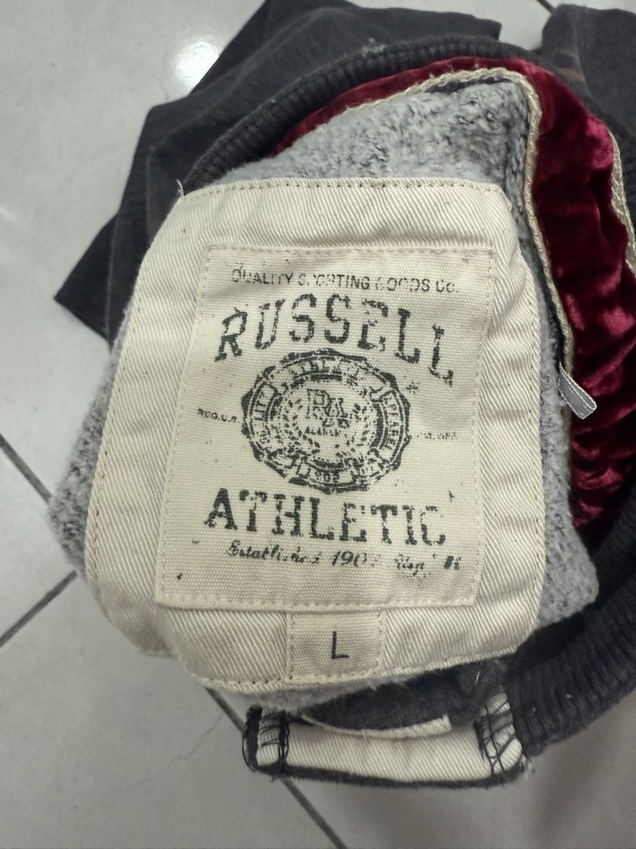 Russell Athletic Vintage Russell Athletic Longsleeve Acid Wash Style Shirt Size US L / EU 52-54 / 3 - 6 Thumbnail
