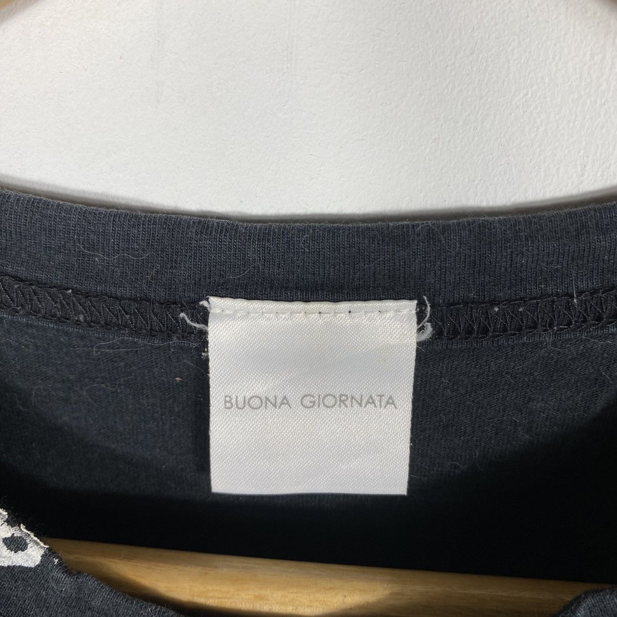 Japanese Brand Italian Fashion Brand BUONA GIORNATA Avant-Garde Tee Shirt Size US XL / EU 56 / 4 - 6 Thumbnail
