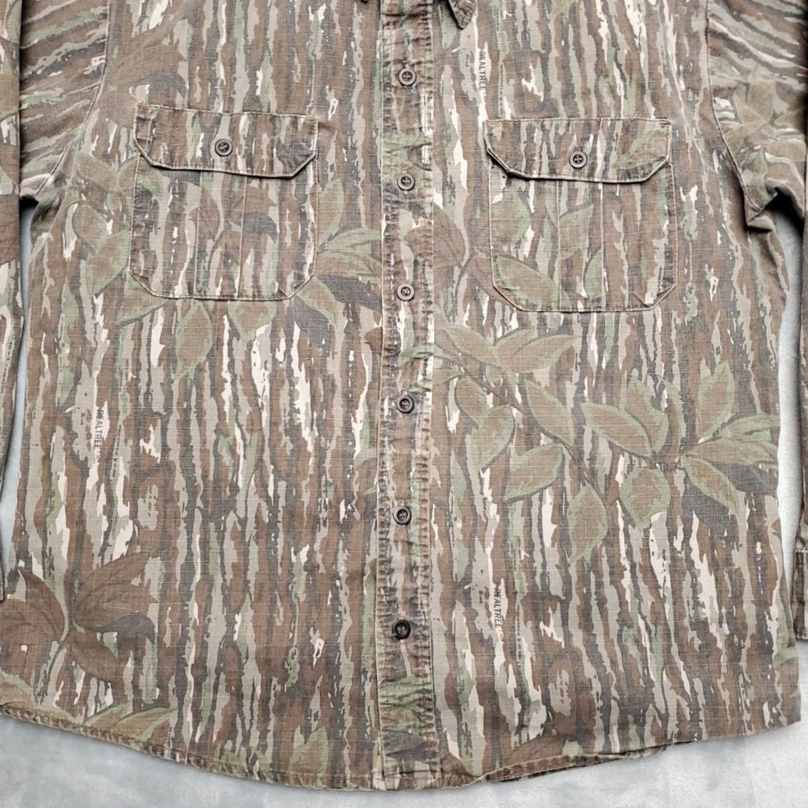 Walls VINTAGE Walls Camo Shirt Men M Green Camo Realtree Camoflage Hunting Made in USA Shirt Regular M Green Camouflage 90s Outdoors Mens Size US M / EU 48-50 / 2 - 2 Thumbnail