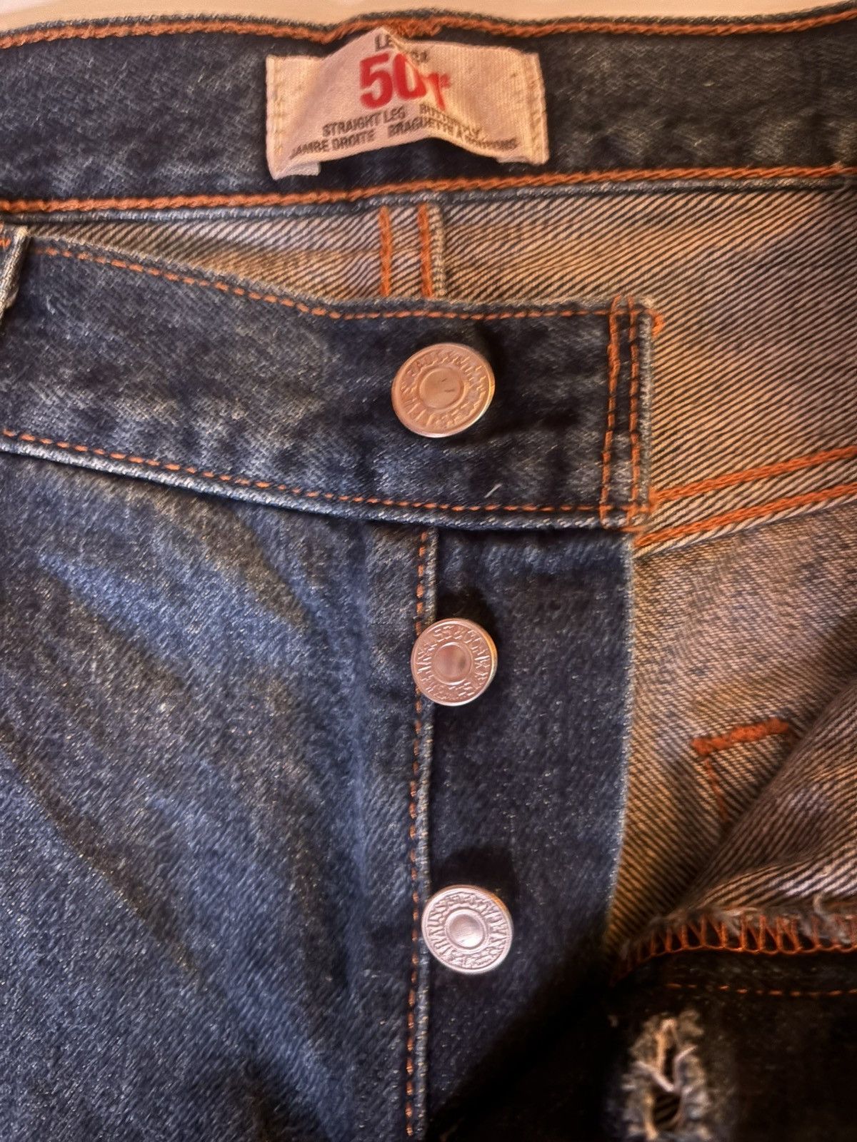 Levi's × Sp5der Sp5der 5star vintage 501 denim Size US 38 / EU 54 - 10 Thumbnail