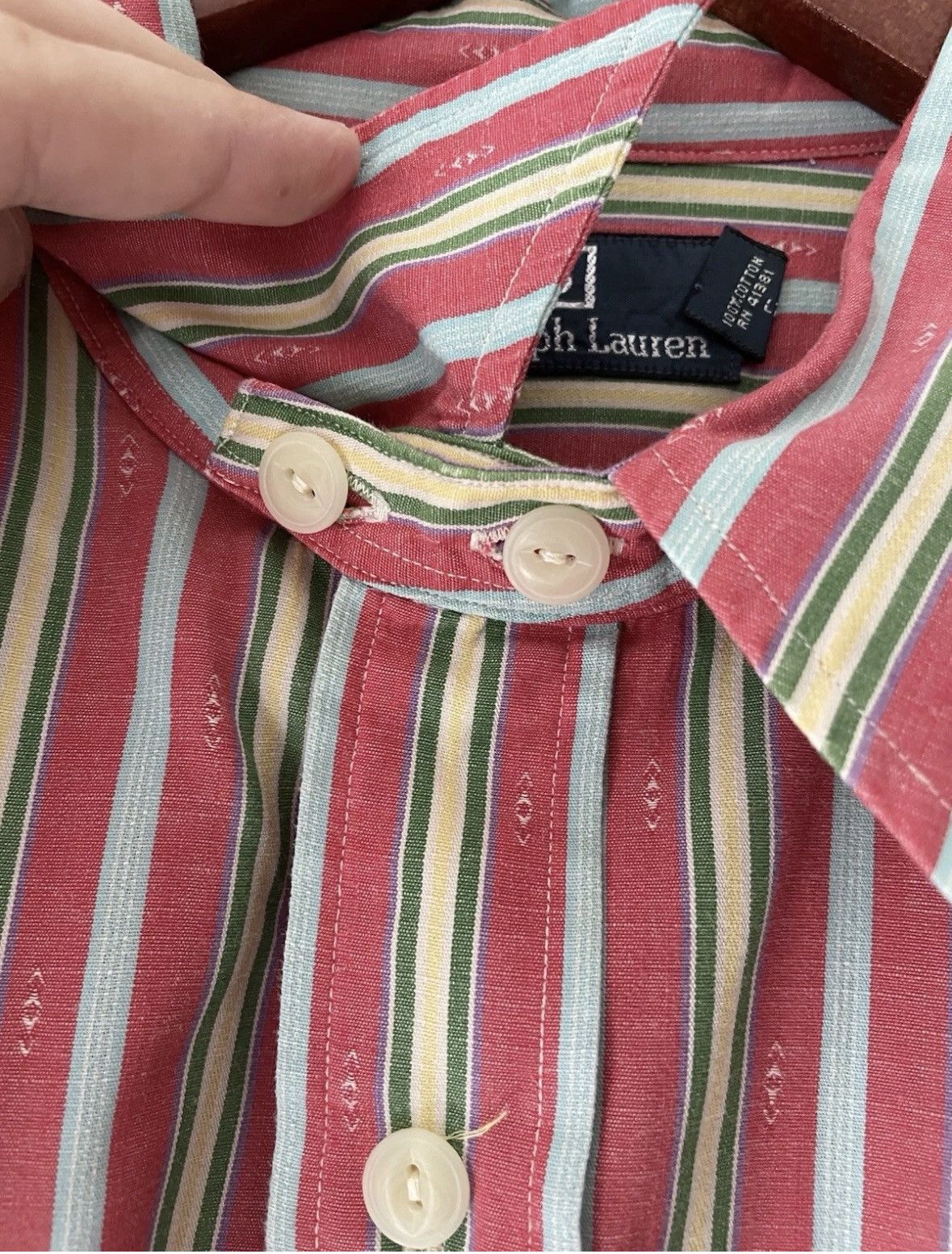 Polo Ralph Lauren Vintage Polo Ralph Lauren Southwestern Shirt XL Size US XL / EU 56 / 4 - 4 Thumbnail