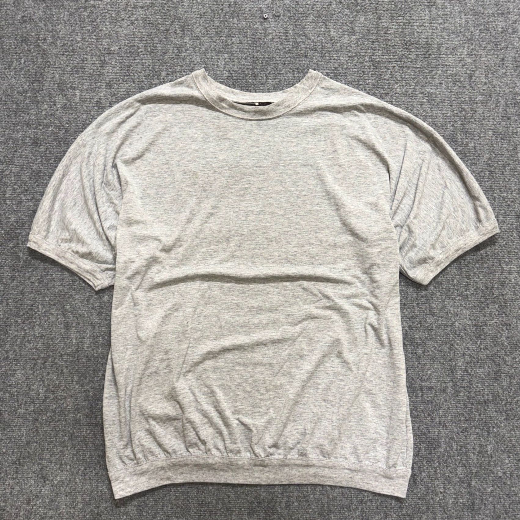 Vintage VINTAGE Unbranded Crewneck Shirt 2XL Mens Heather Gray Distressed 90s Y2K Paper Tag Size US XXL / EU 58 / 5 - 2 Thumbnail