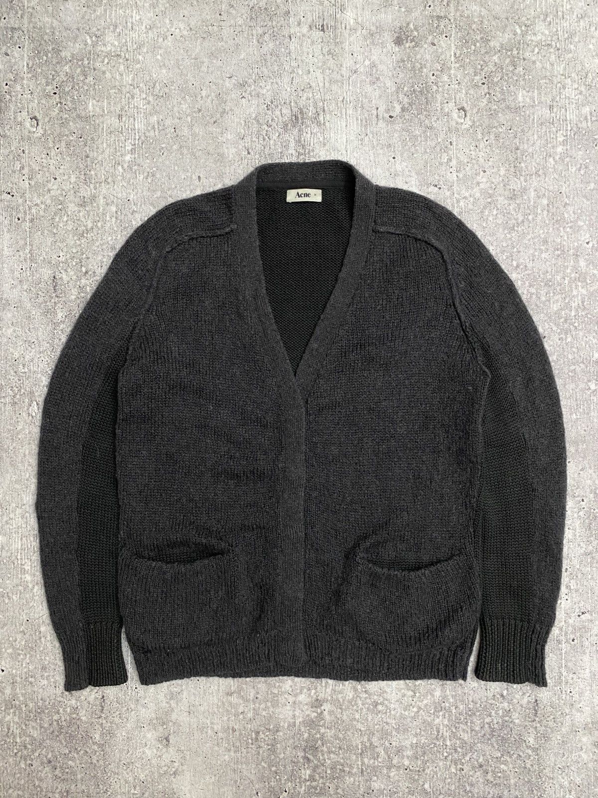 Acne Studios Acne Studios Wool Grey Cardigan Size US M / EU 48-50 / 2 - 1 Thumbnail