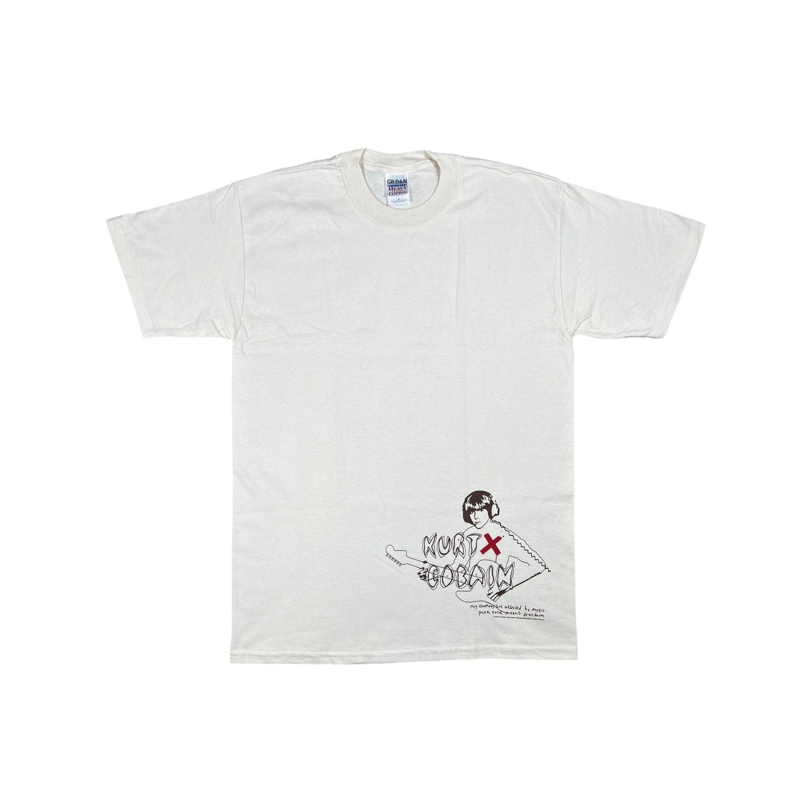 Band Tees × Nirvana × Vintage 2005 Kurt Cobain Nirvana punk rock means freedom band tee Size US M / EU 48-50 / 2 - 1 Thumbnail