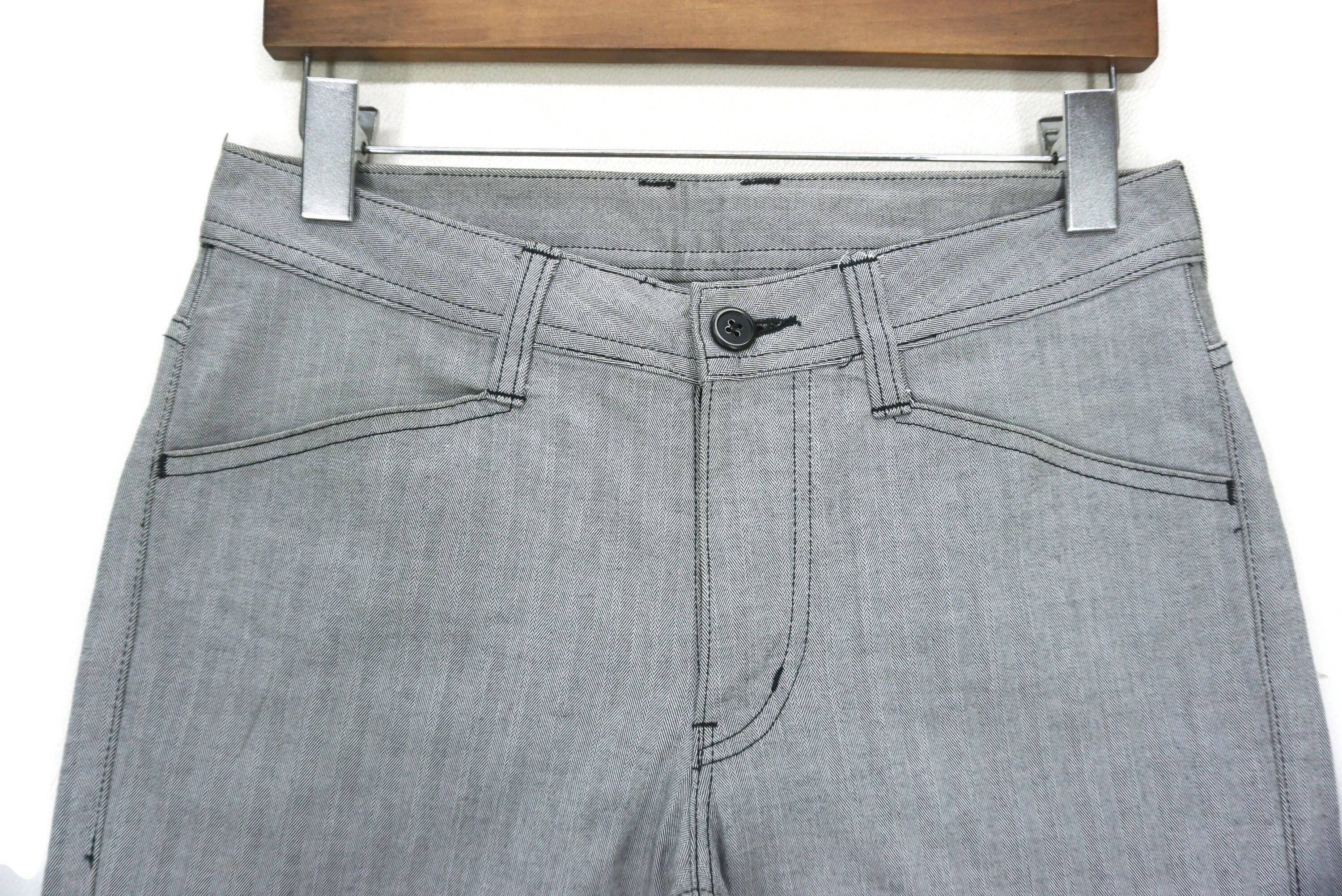 Japanese Brand Men's Bigi Pants fit W30xL29 Low-Rise Bootcut Flared Hickory Size US 30 / EU 46 - 3 Thumbnail