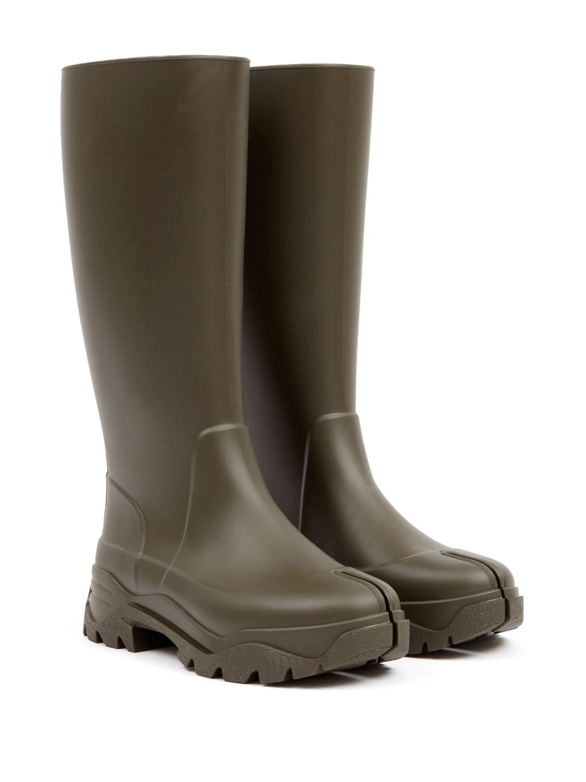 Maison Margiela o1w1db10425 Tabi Rain Boots in Burnt Olive Size US 10 / EU 43 - 2 Thumbnail