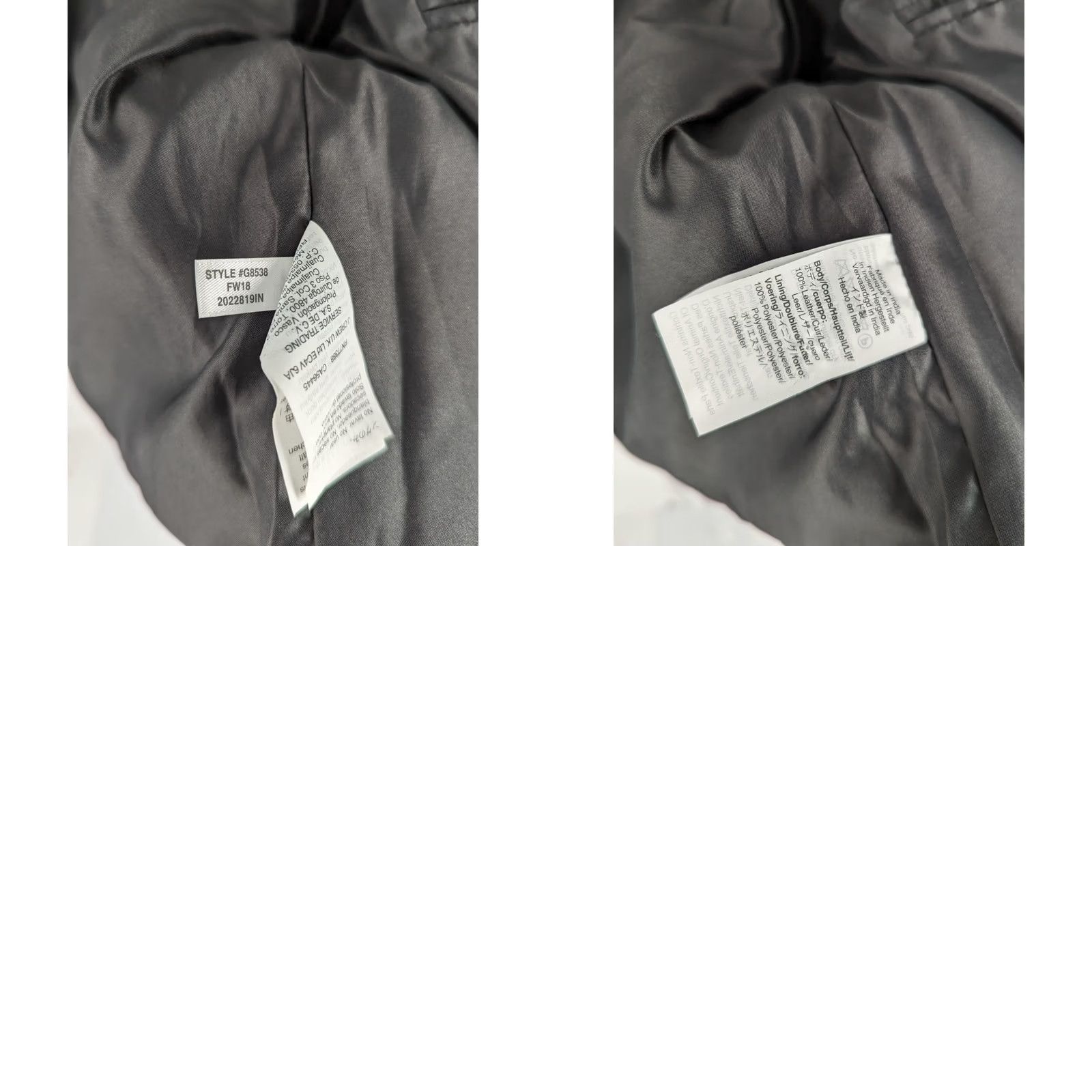 J.Crew J.CREW Motorcycle Jacket Leather Black Punk FW 2018 Runway M Women Mens? Size M / US 6-8 / IT 42-44 - 8 Thumbnail