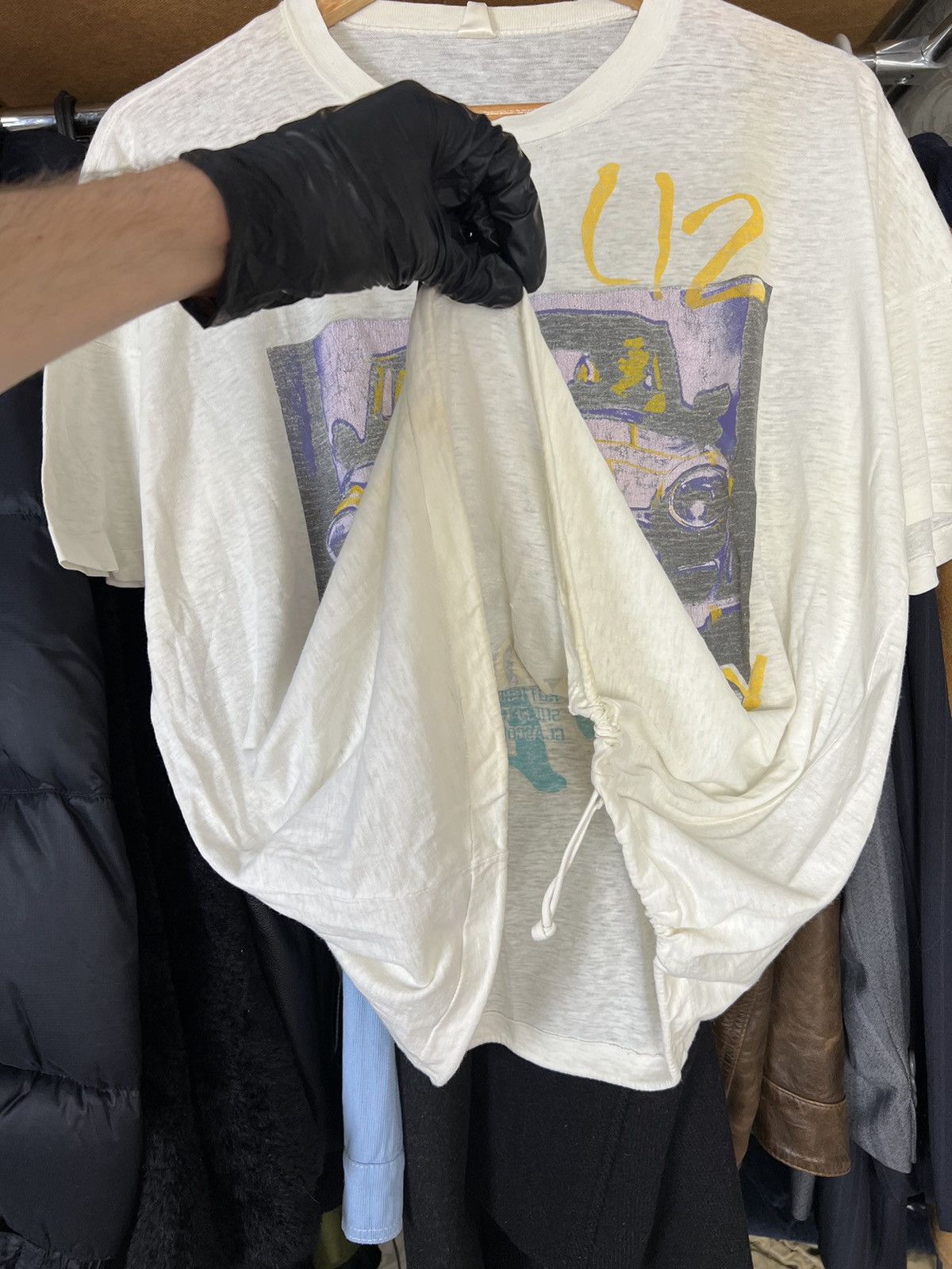 Vintage 1992 U2 T-Shirt Zoo Tour Achtung Baby Tee Shirt