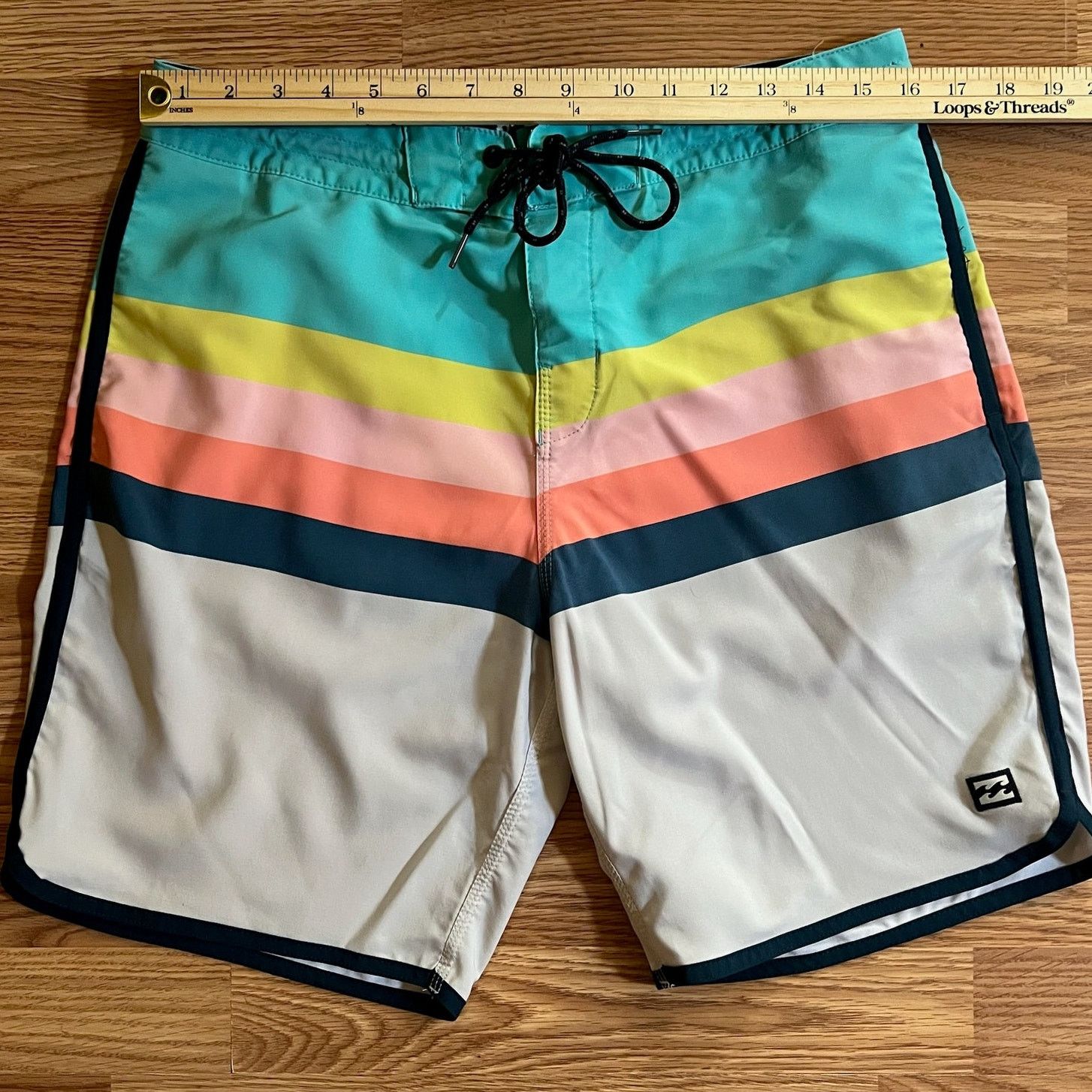 Billabong Billabong 73 Spinner Lo Tide Board Shorts 31 | Retro Pastel Size US 31 - 4 Thumbnail