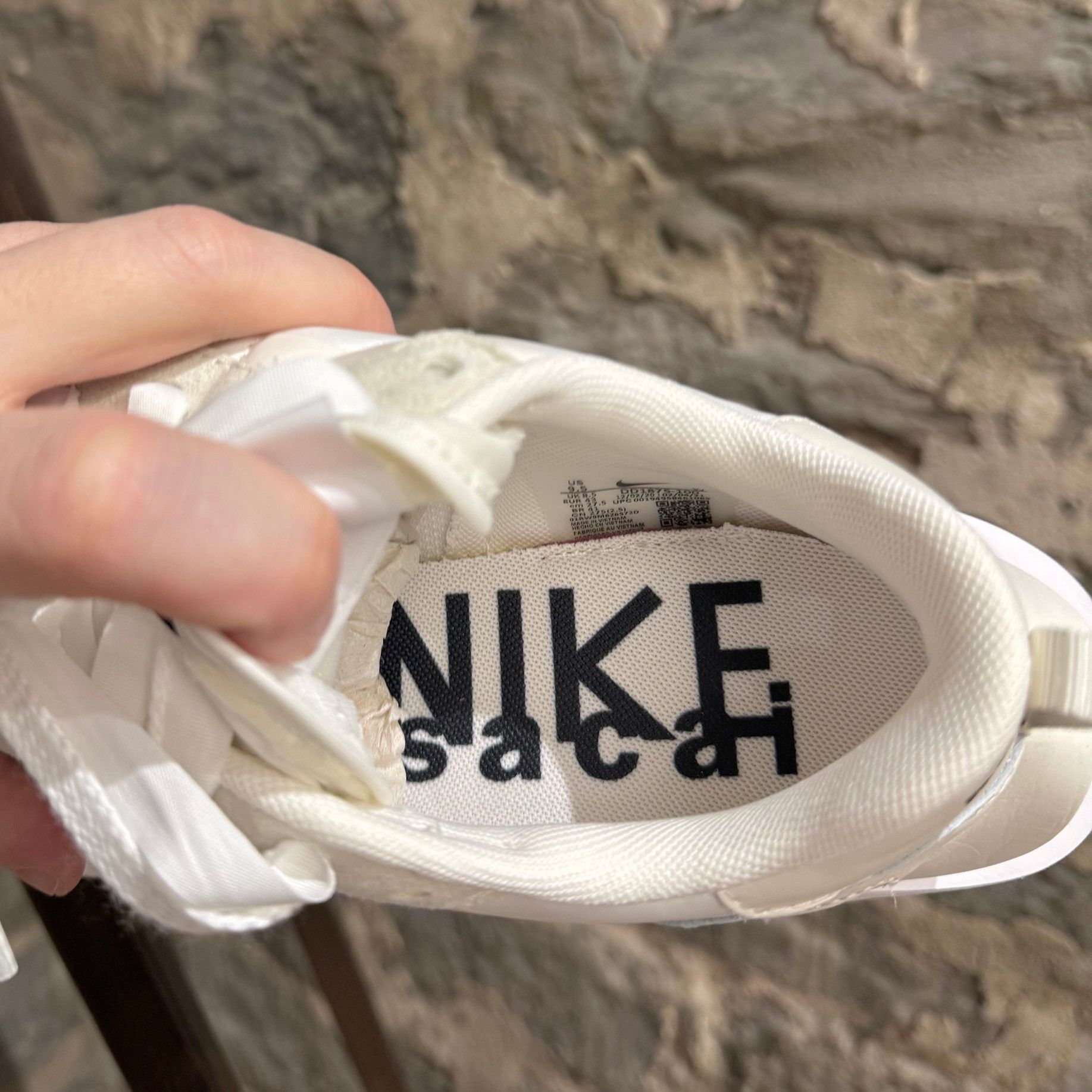 Nike × Sacai Nike x Sacai Vaporwaffle White Sail Sneakers Size US 9.5 / EU 42-43 - 9 Thumbnail