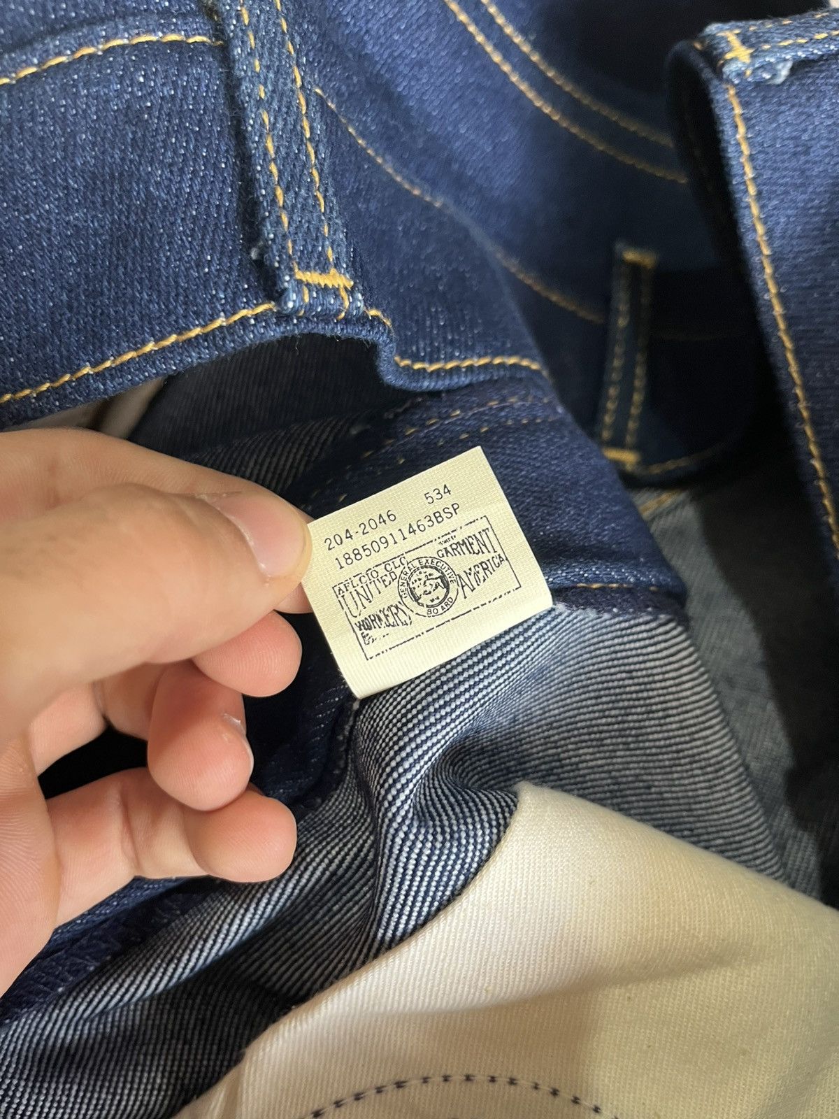 Lee 80’s UNION MADE LEE RAW DENIM 40x34 Size US 40 / EU 56 - 4 Thumbnail