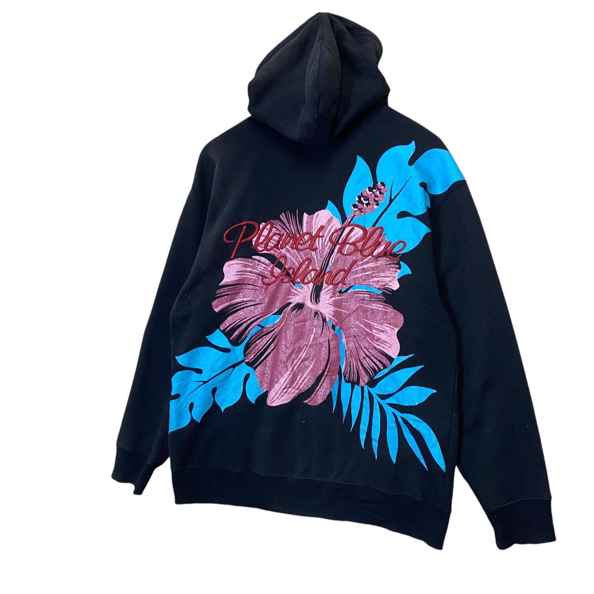 Japanese Brand × Vintage Planet Blue Island Big Logo Zipper Hoodie Size US L / EU 52-54 / 3 - 3 Thumbnail
