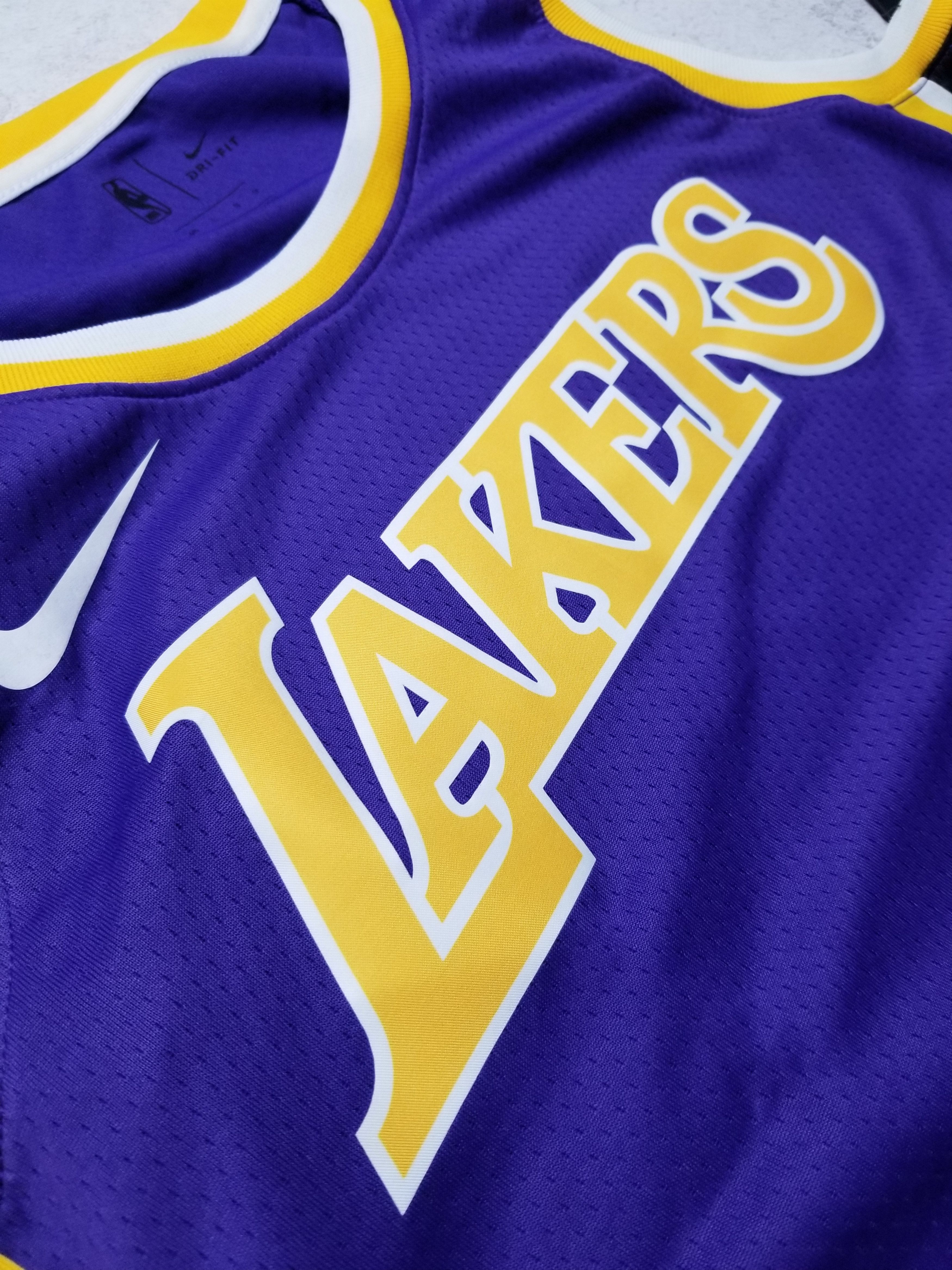 Nike Nike Los Angels Lakers NBA Swingman Blank Jersey AA7098-504 Size US L / EU 52-54 / 3 - 7 Thumbnail