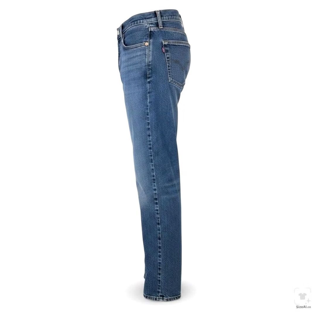 Levi's Levi's 514 Jeans Mens 30x32 Blue Medium Wash Straight Stretch Denim Zip Fly Size US 30 / EU 46 - 3 Thumbnail