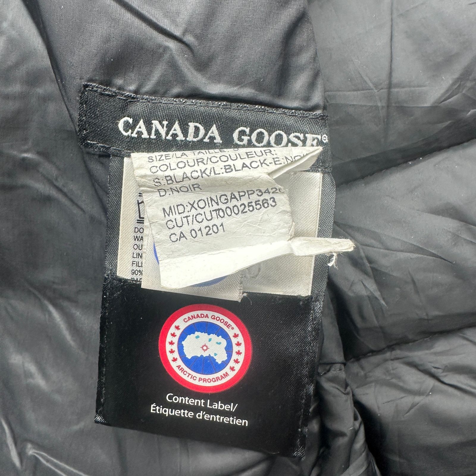Canada Goose Canada Goose Lodge Jacket 5056M Black Mens Small PATCHED Size US S / EU 44-46 / 1 - 16 Thumbnail
