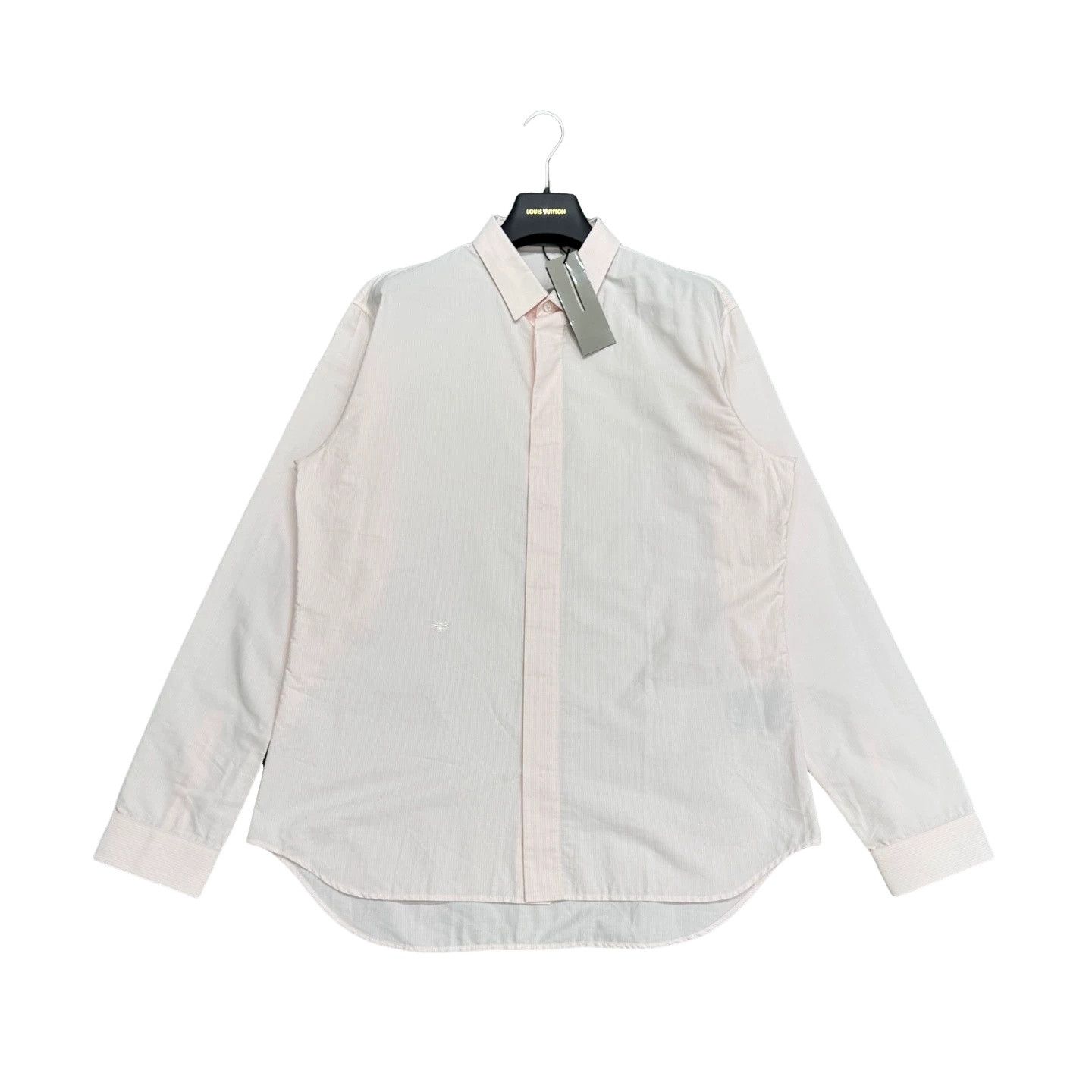 Dior Dior Bee Embroidered Stripe Shirt Size 41 Size US L / EU 52-54 / 3 - 1 Thumbnail