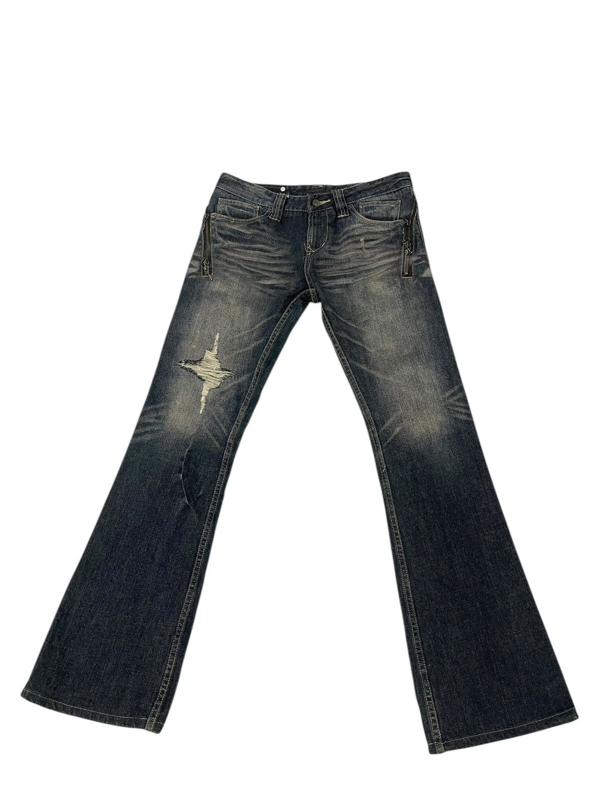 Le Grande Bleu (L.G.B.) Flare Jeans Semantic Design Chrome Dior Erd cdg amiri 2🟦9 Size US 31 - 2 Thumbnail