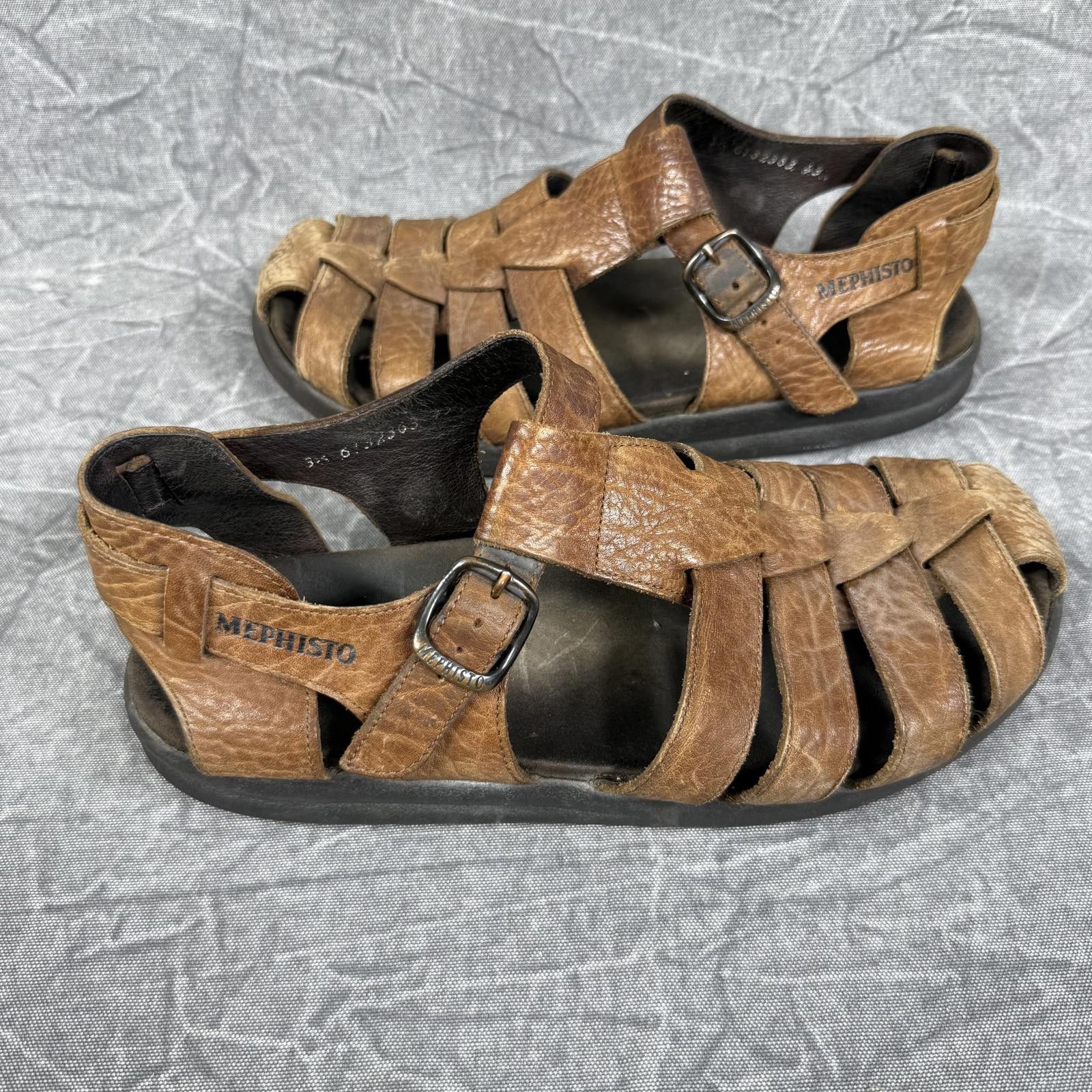 Mephisto Mephisto Sandals Men's 42 Brown 4x Shock Absorbing System Size US 9 / EU 42 - 3 Thumbnail