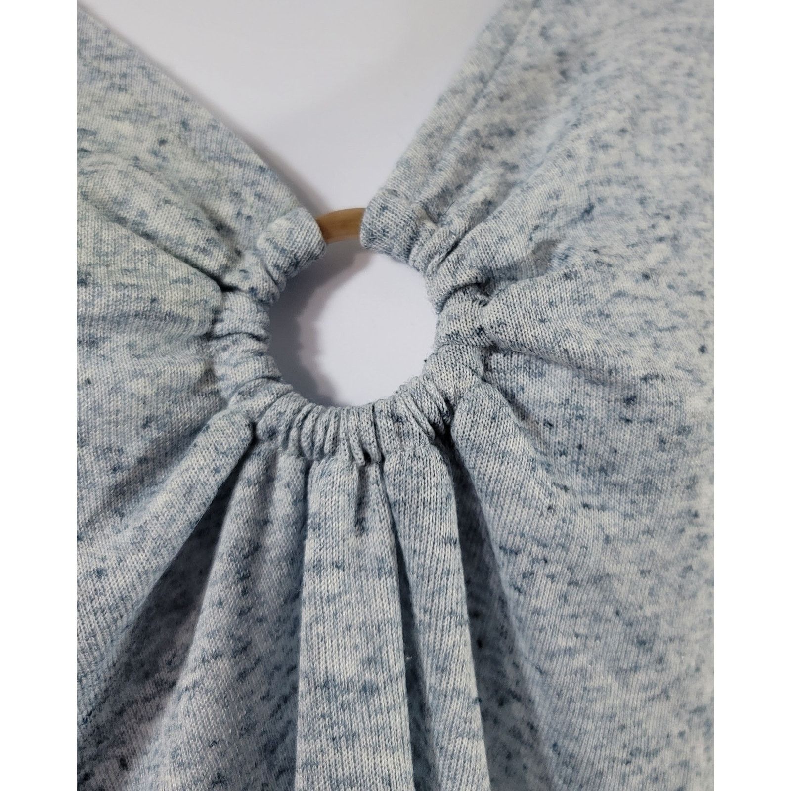 Other Lane Bryant Blue Marled V Neck Top 18 20 Lightweight Soft Size XXL / US 16-18 / IT 52-54 - 2 Thumbnail