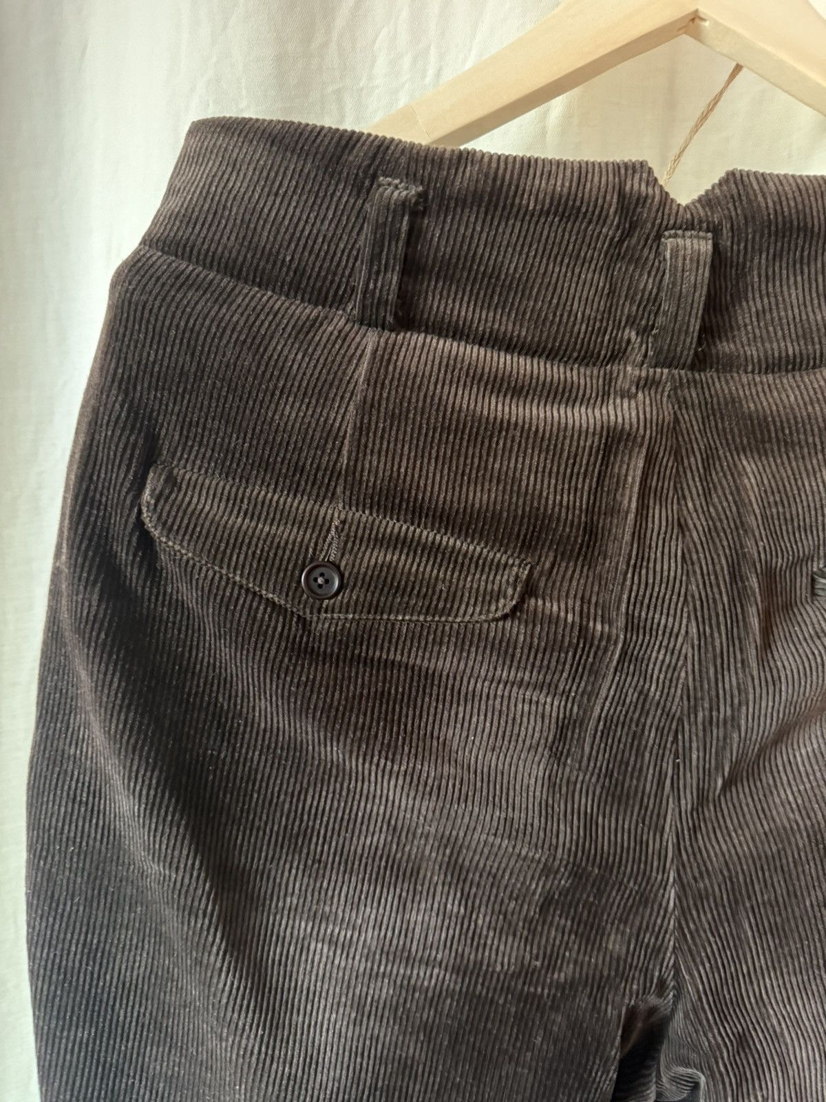 Two Pleat Pant / Sumi Ink Corduroy / Fw25 in Brown, Men's (Size 30) — image 3 of 6