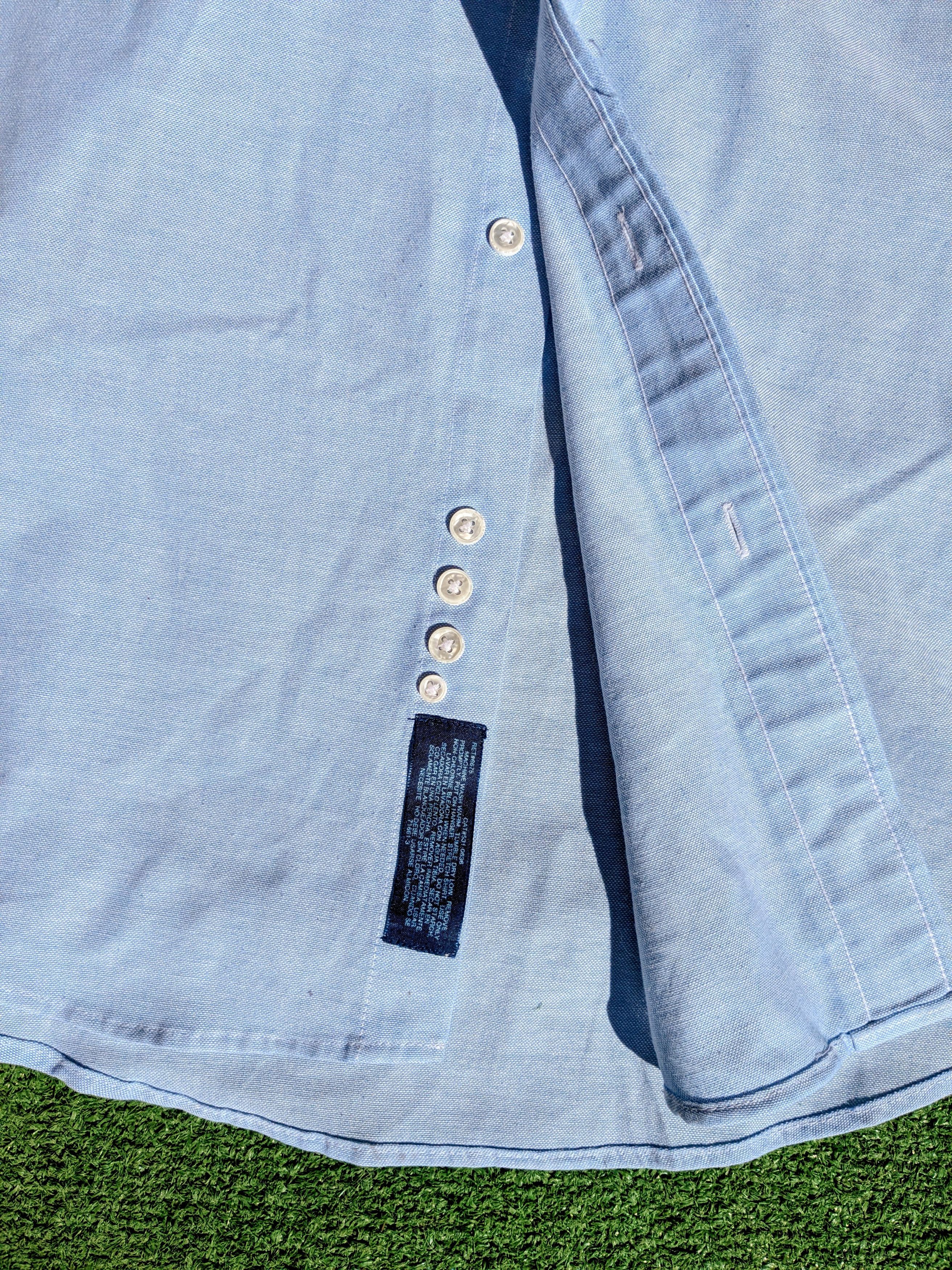 Stafford Stafford Wrinkle Free Cotton Poly Oxford Button Pocket Shirt Size US M / EU 48-50 / 2 - 7 Thumbnail