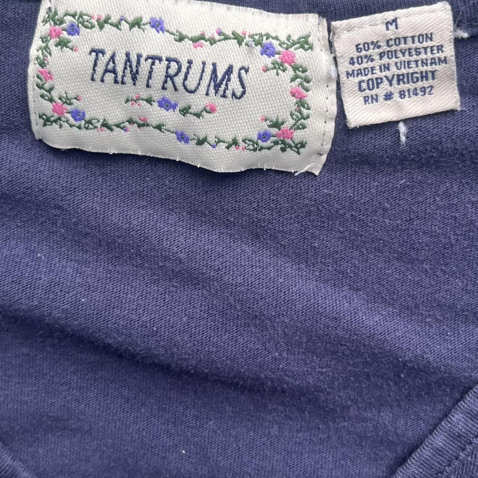 Other Tantrums Christmas Reindeer Holiday Long Sleeve T-Shirt Sz M Size M / US 6-8 / IT 42-44 - 6 Thumbnail