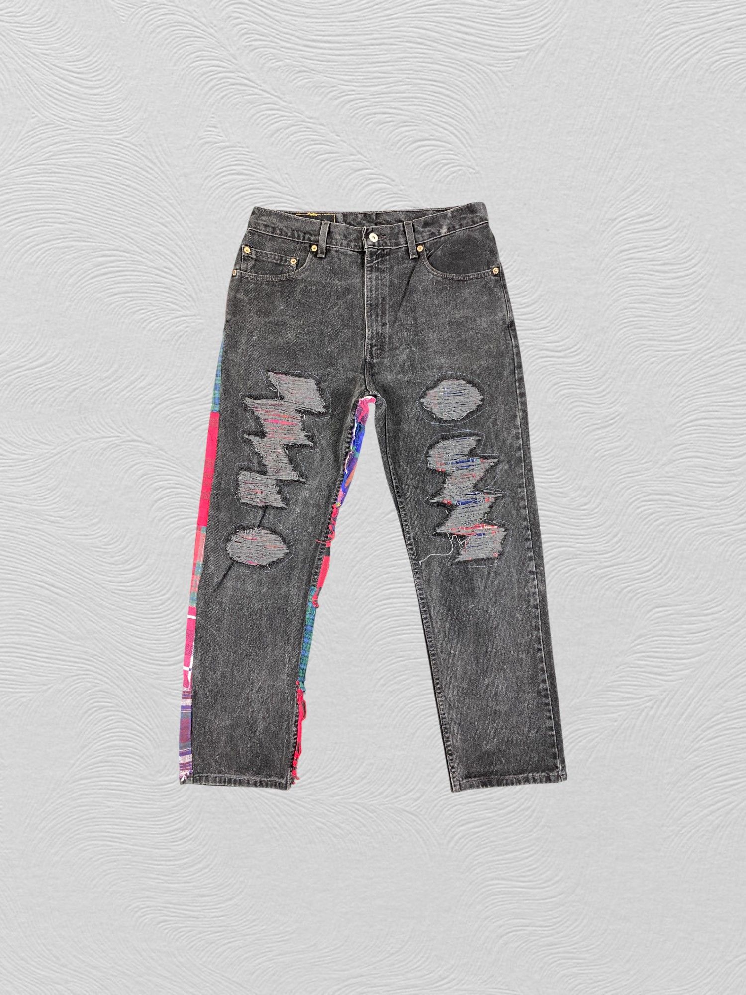 Kapital Vintage Levis Patchwork Jeans 32x28.5 Denim - JN3214 Size US 32 / EU 48 - 2 Thumbnail