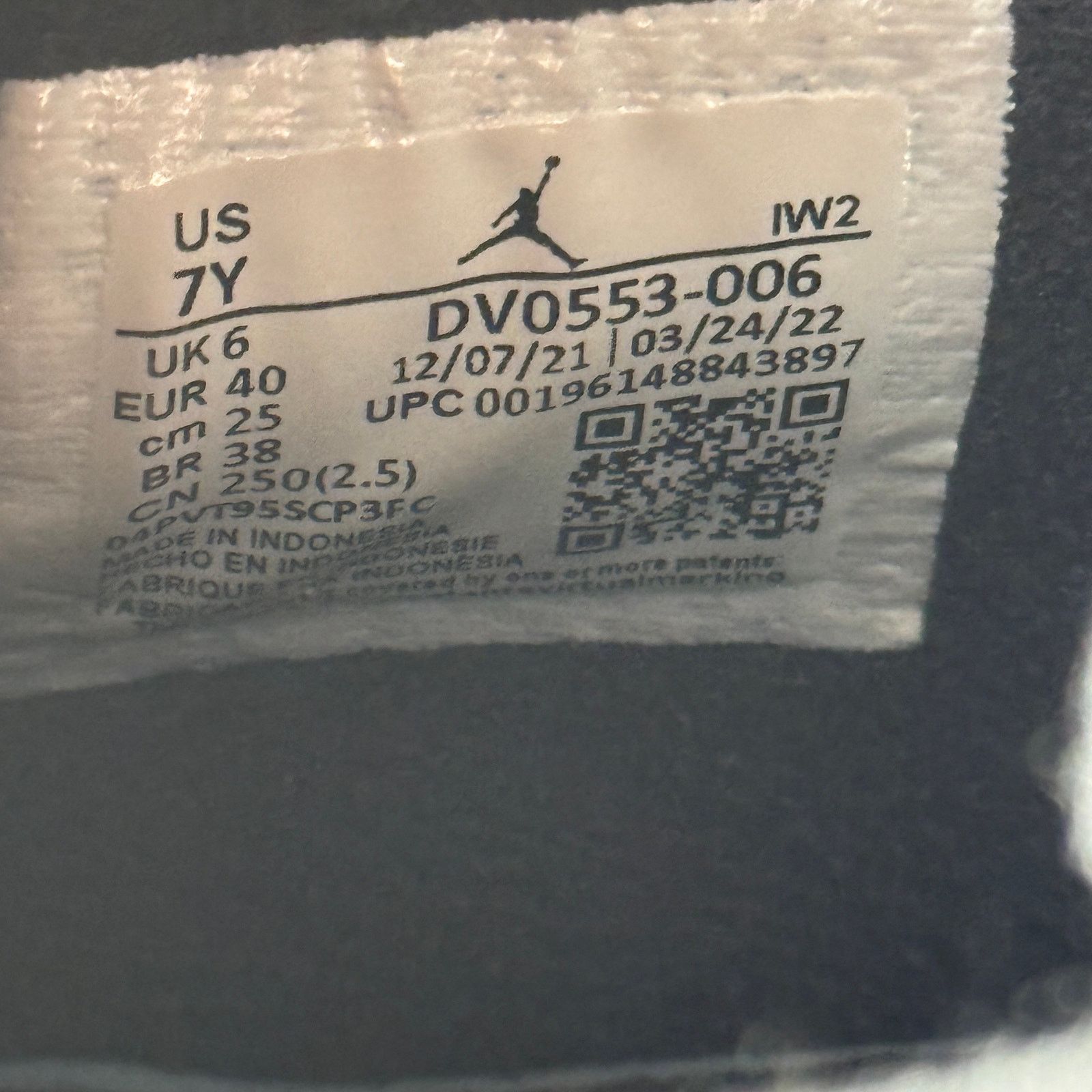 Jordan Brand × Nike Size 7 - Air Jordan 4 Retro SE GS Black Canvas Men's Shoes Size US 7 / EU 40 - 8 Thumbnail