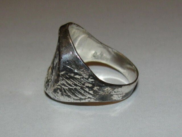 Designer Sterling American Airline Junior Pilot Ring Alberto Juan Size ONE SIZE - 3 Thumbnail