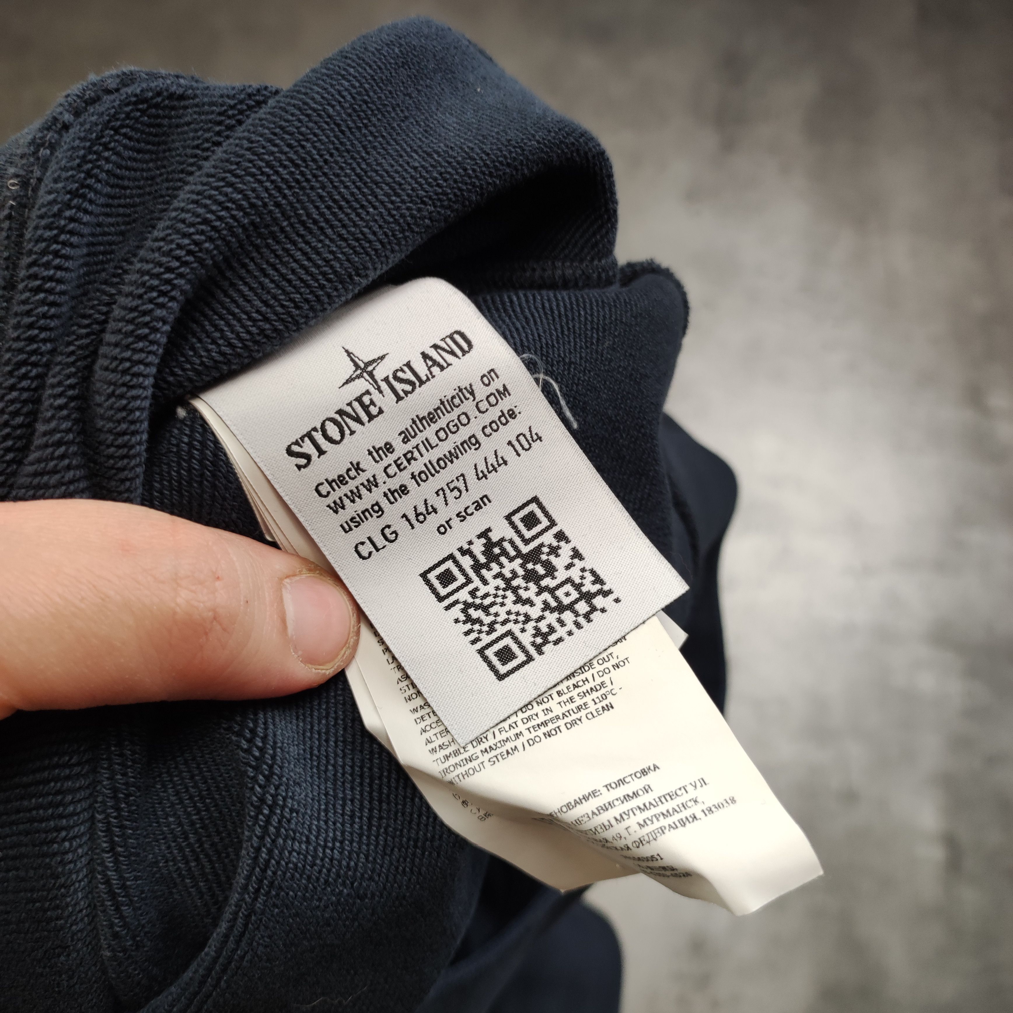 Massimo Osti × Stone Island Stone Island Massimo Osti Dark Navy Classic Sweatshirt Size US S / EU 44-46 / 1 - 8 Thumbnail