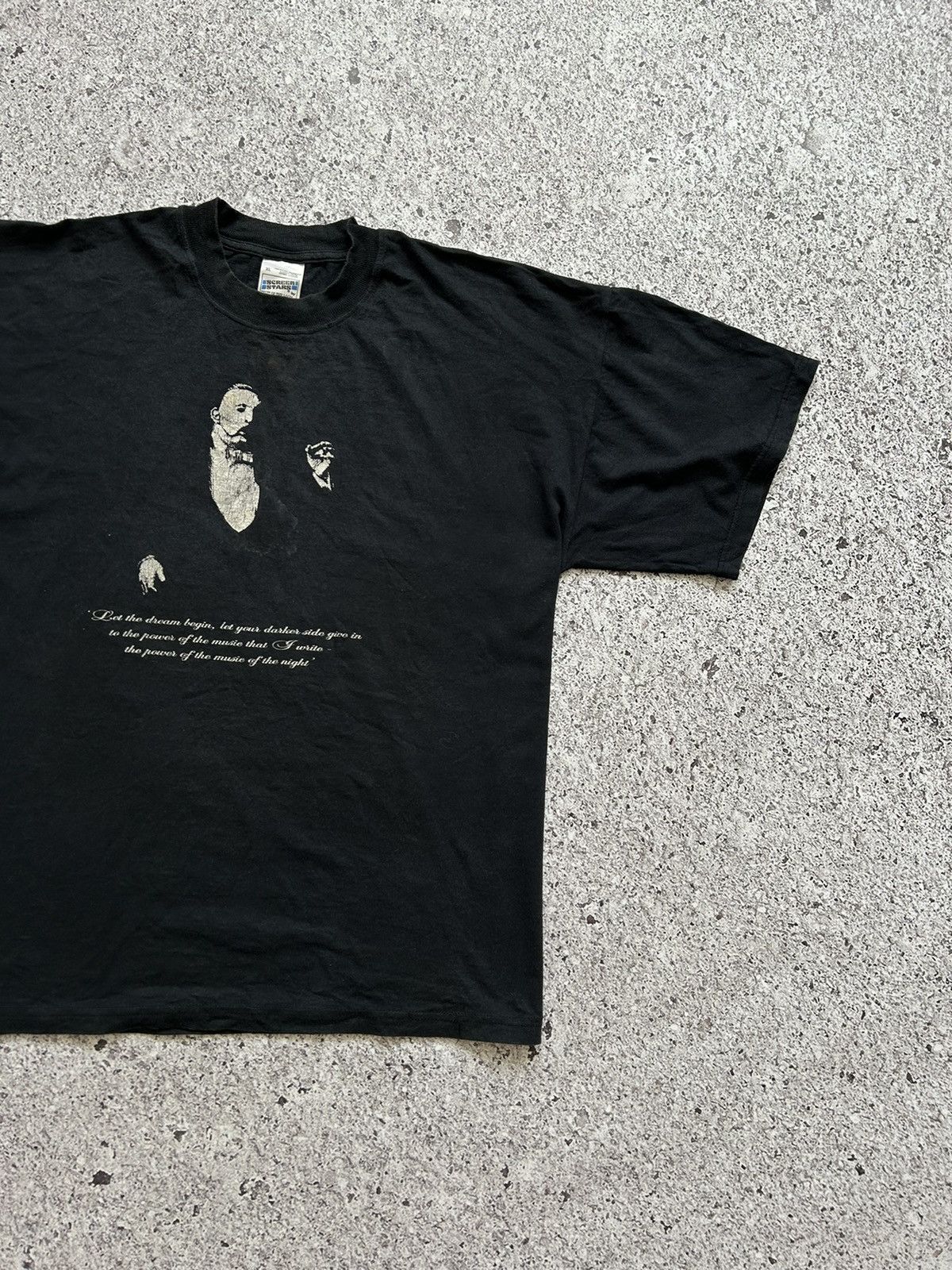 Vintage Vintage 1990’s Phantom Of The Opera Horror Retro T-Shirt Size US XL / EU 56 / 4 - 5 Thumbnail