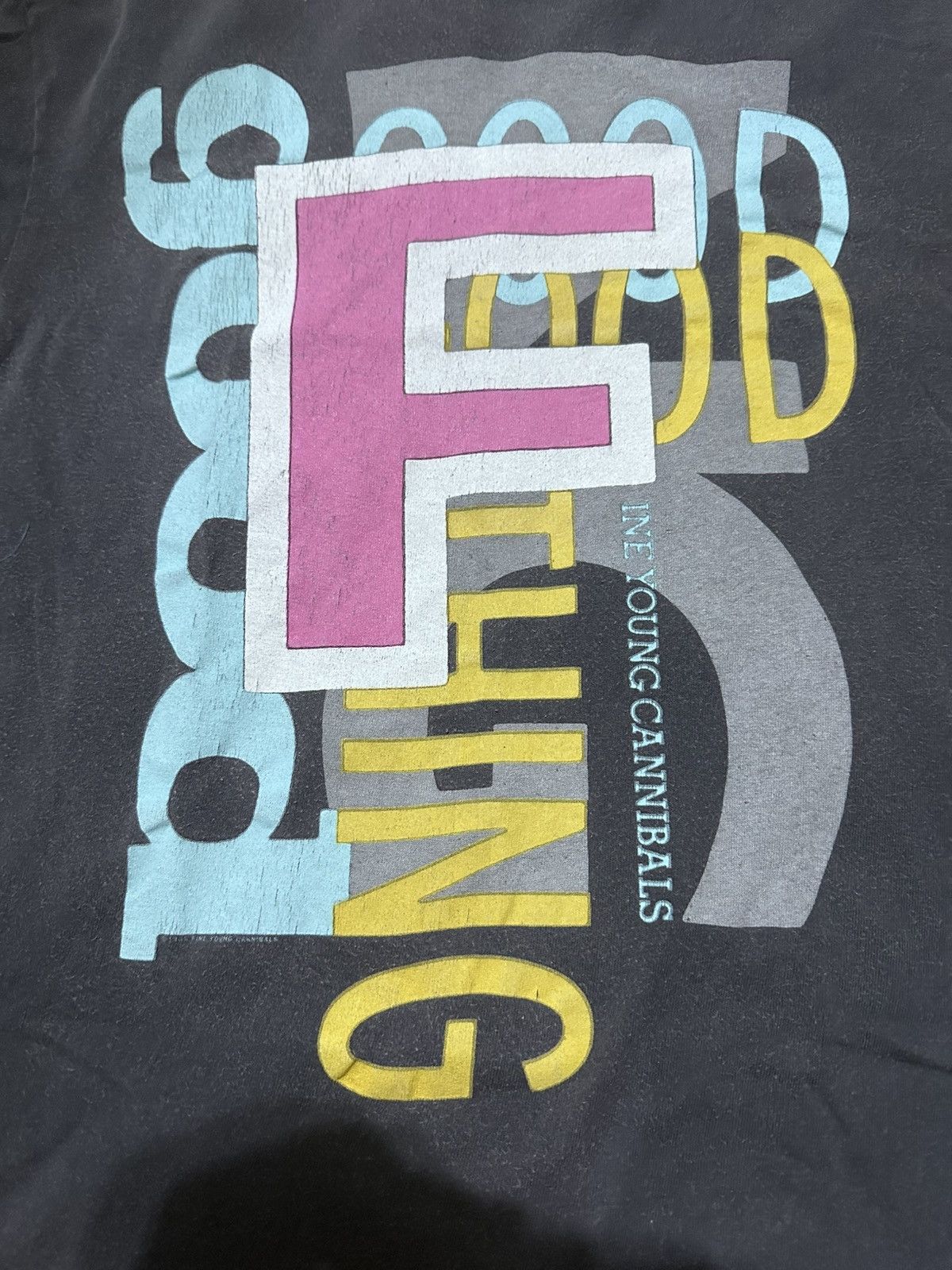 Hanes Vintage 80’s FYC Fine Young Cannibals TShirt Size US L / EU 52-54 / 3 - 7 Thumbnail