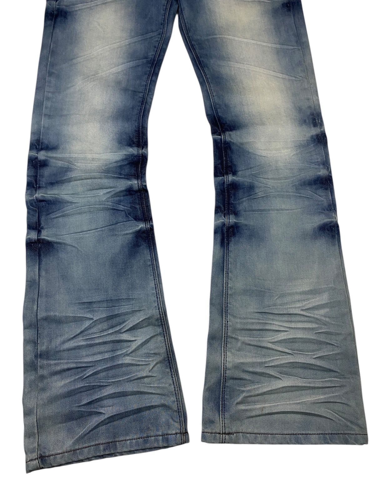 Le Grande Bleu (L.G.B.) 2000's Black Crown Clawmark Flared Jeans Size US 29 - 5 Thumbnail