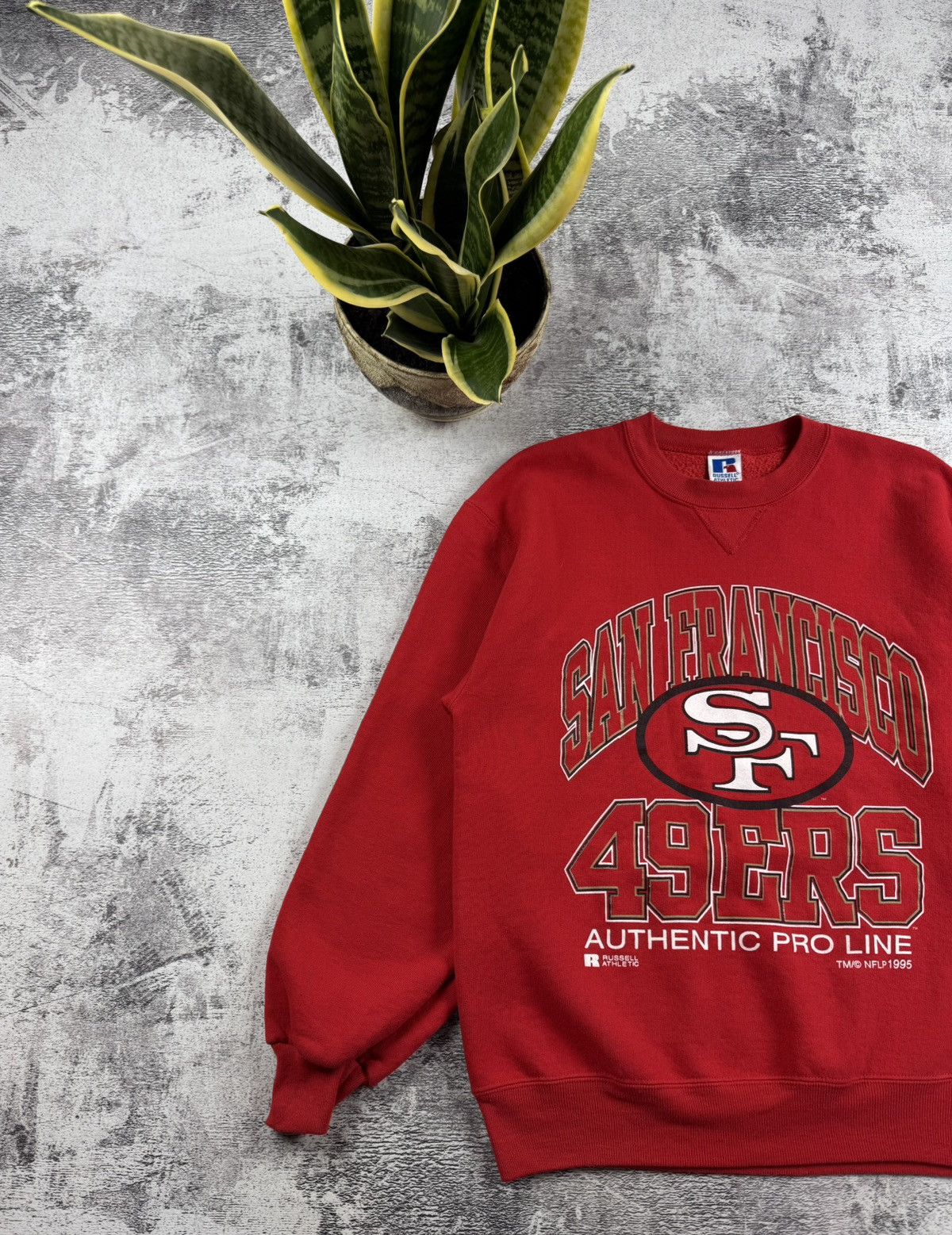 NFL Vintage San Francisco 1995 Basketball Sweatshirt Pullover Size US M / EU 48-50 / 2 - 2 Thumbnail