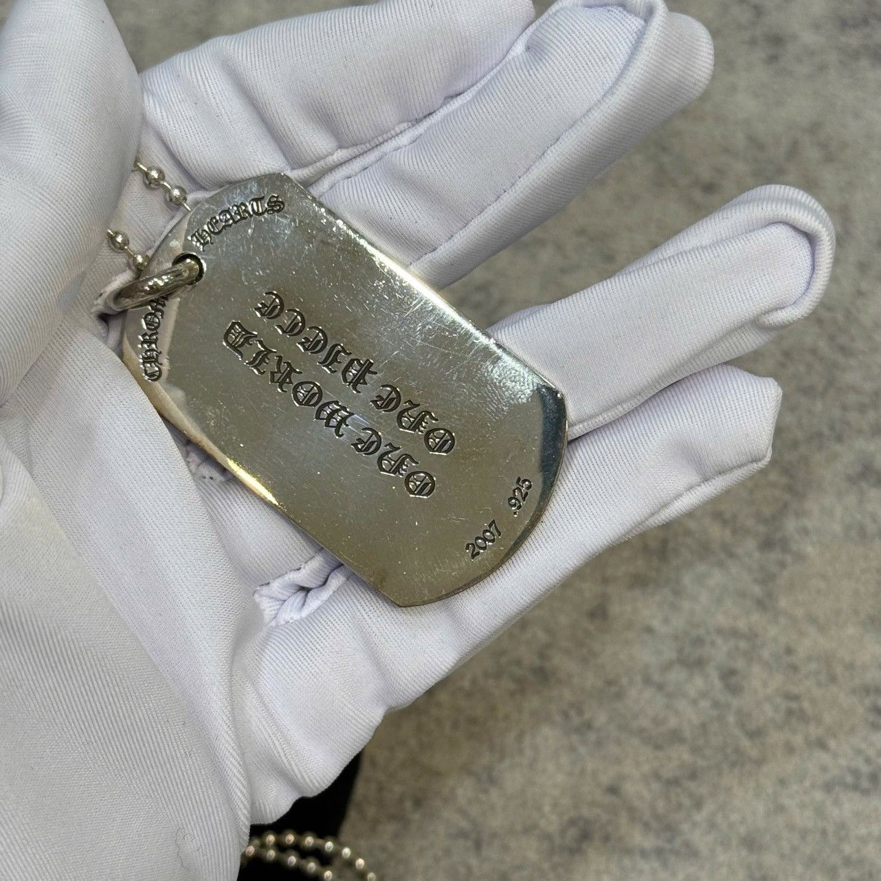 Chrome Hearts Chrome Hearts FLERKNEE Dog Tag silver Size ONE SIZE - 7 Thumbnail